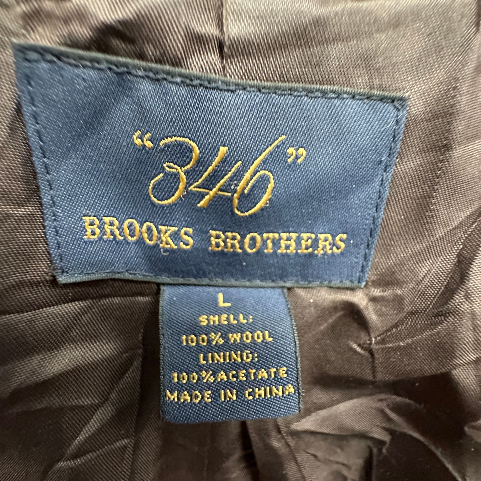 Brooks Brothers Brooks Brothers 346 Wool Coat Mens Large Brown Pockets Car Size US L / EU 52-54 / 3 - 3 Thumbnail