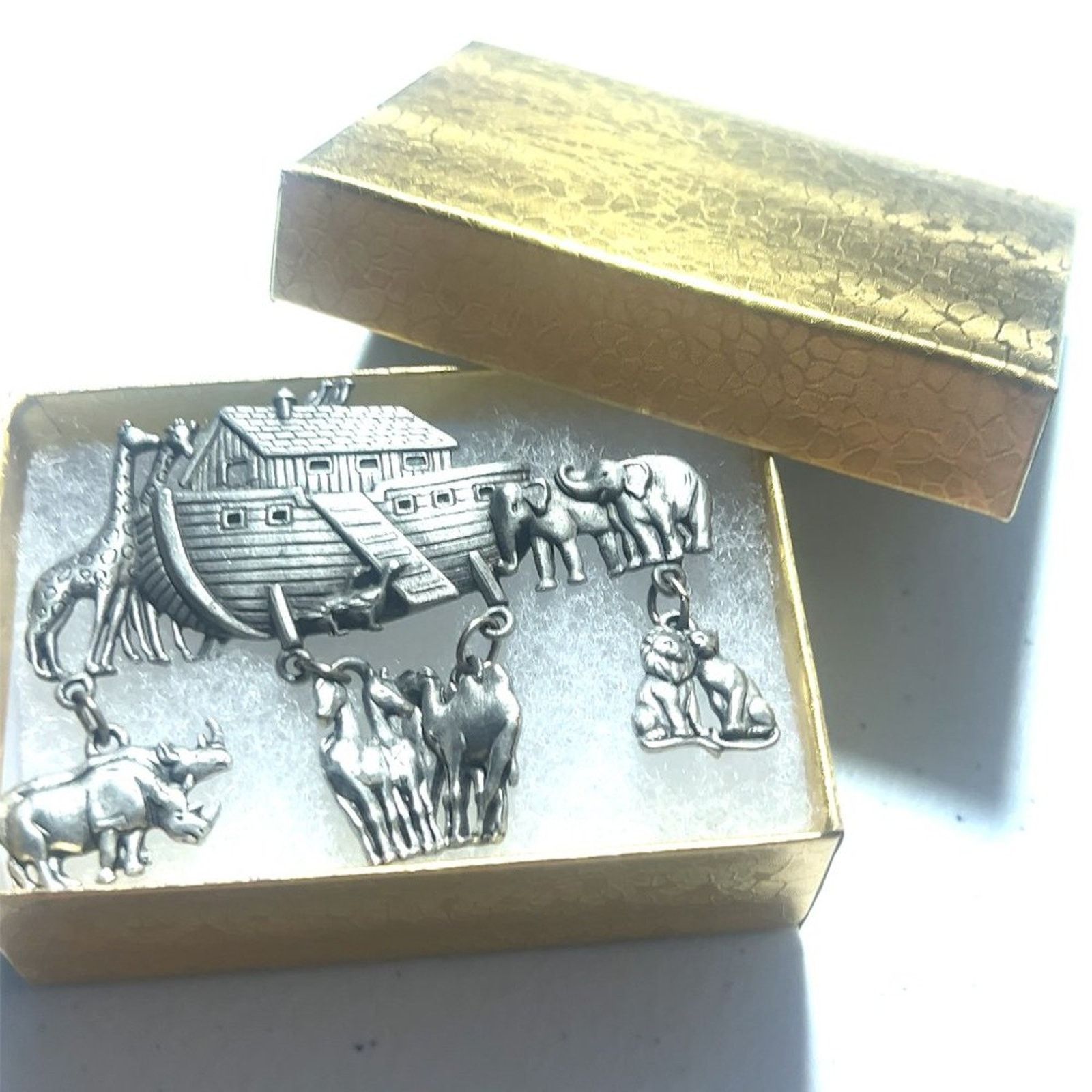 & Other Stories Vintage - Signed - JJ (Jonette Company) Noah's Arc Brooch Size ONE SIZE - 4 Thumbnail