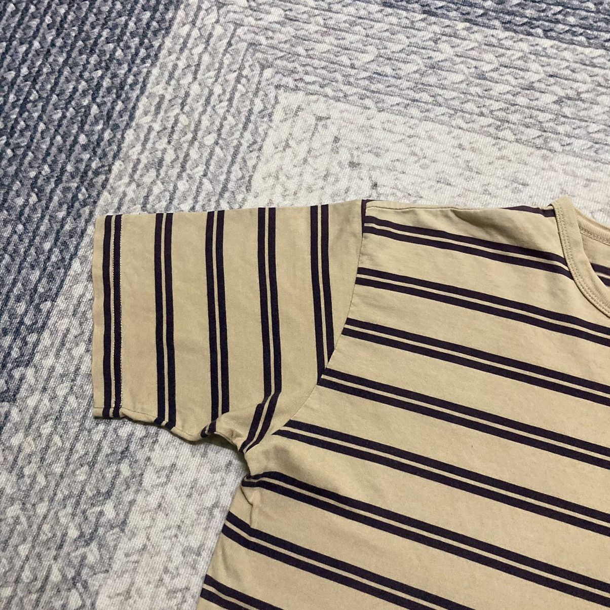 Supreme Distress Supreme Brown Stripes Pocketed Tees Size US M / EU 48-50 / 2 - 5 Thumbnail
