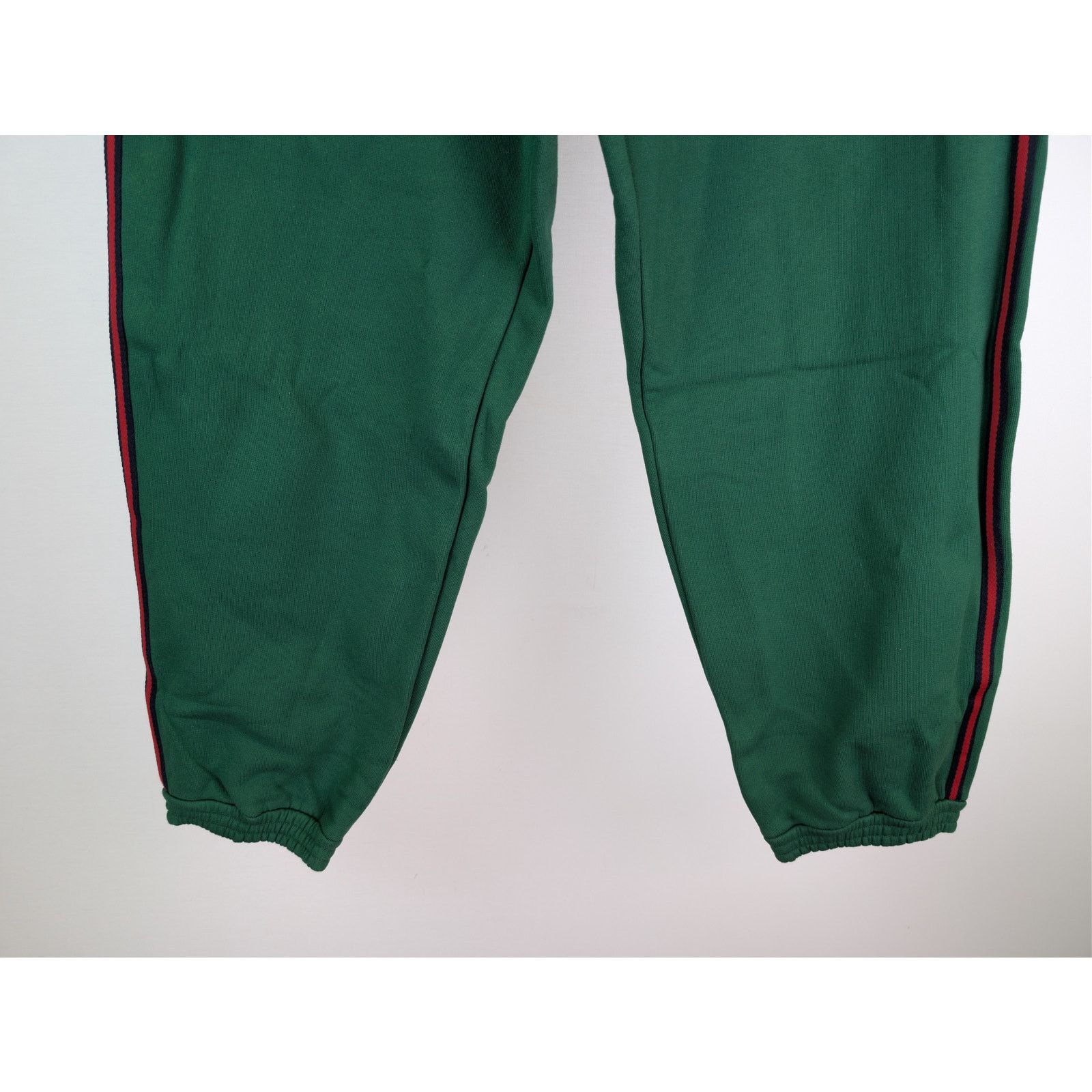 Gucci o1rshd1 Cotton Jersey Jogging Pants with Web Stripe in Green Size US 40 / EU 56 - 4 Thumbnail