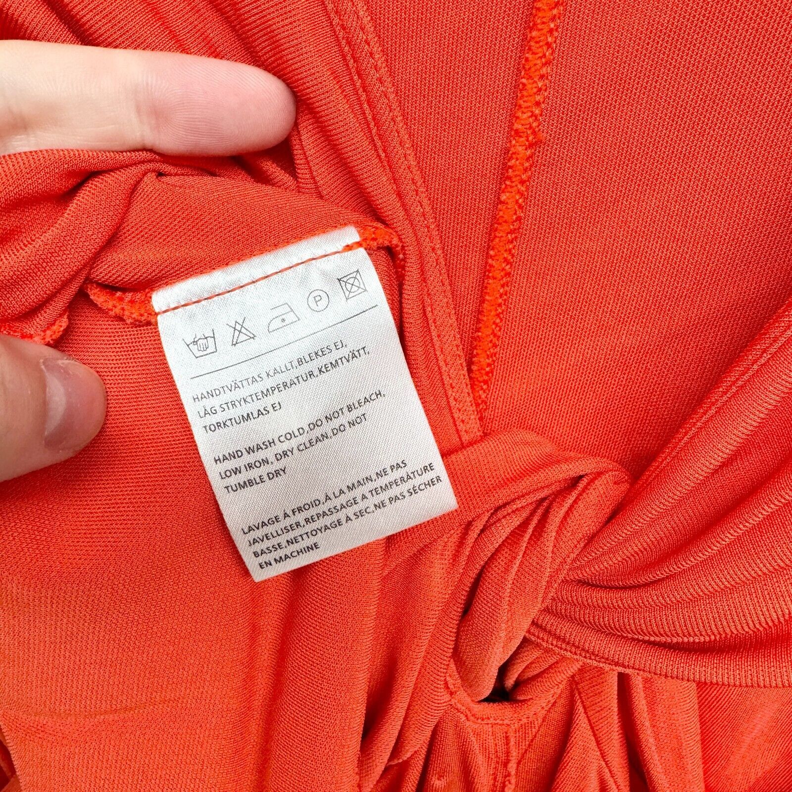 Acne Studios Acne Studios Twisted Draped Mini Coral Cap Sleeve Dress 10 Size L / US 10 / IT 46 - 4 Thumbnail