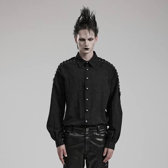 14th Addiction × KMRii × Yasuyuki Ishii Japanese gothic style punk lace button shirts Size US M / EU 48-50 / 2 - 6 Thumbnail