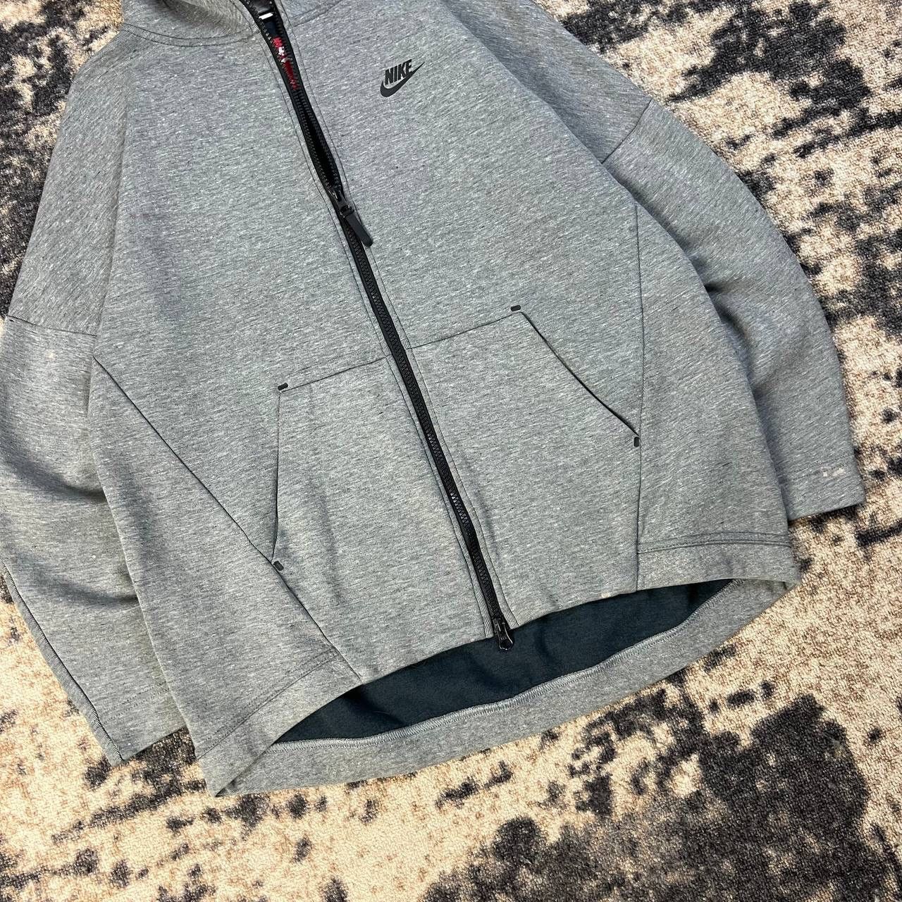 Nike Nike Tech Fleece Zip Up Distressed Style Hoodie Size S / US 4 / IT 40 - 3 Thumbnail