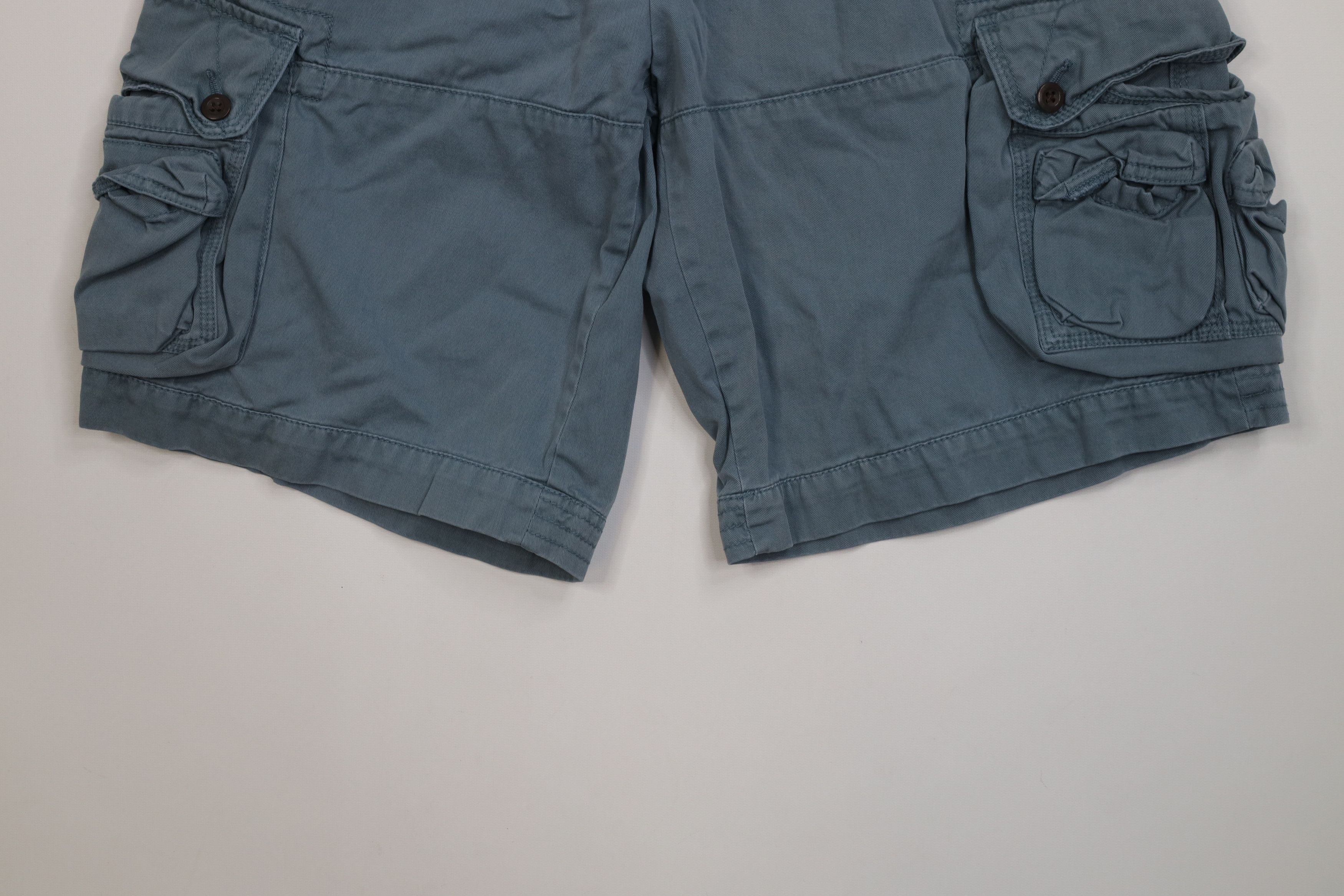 Polo Ralph Lauren Vintage 90s Ralph Lauren Stonewash Heavyweight Cargo Shorts Size US 34 / EU 50 - 4 Thumbnail