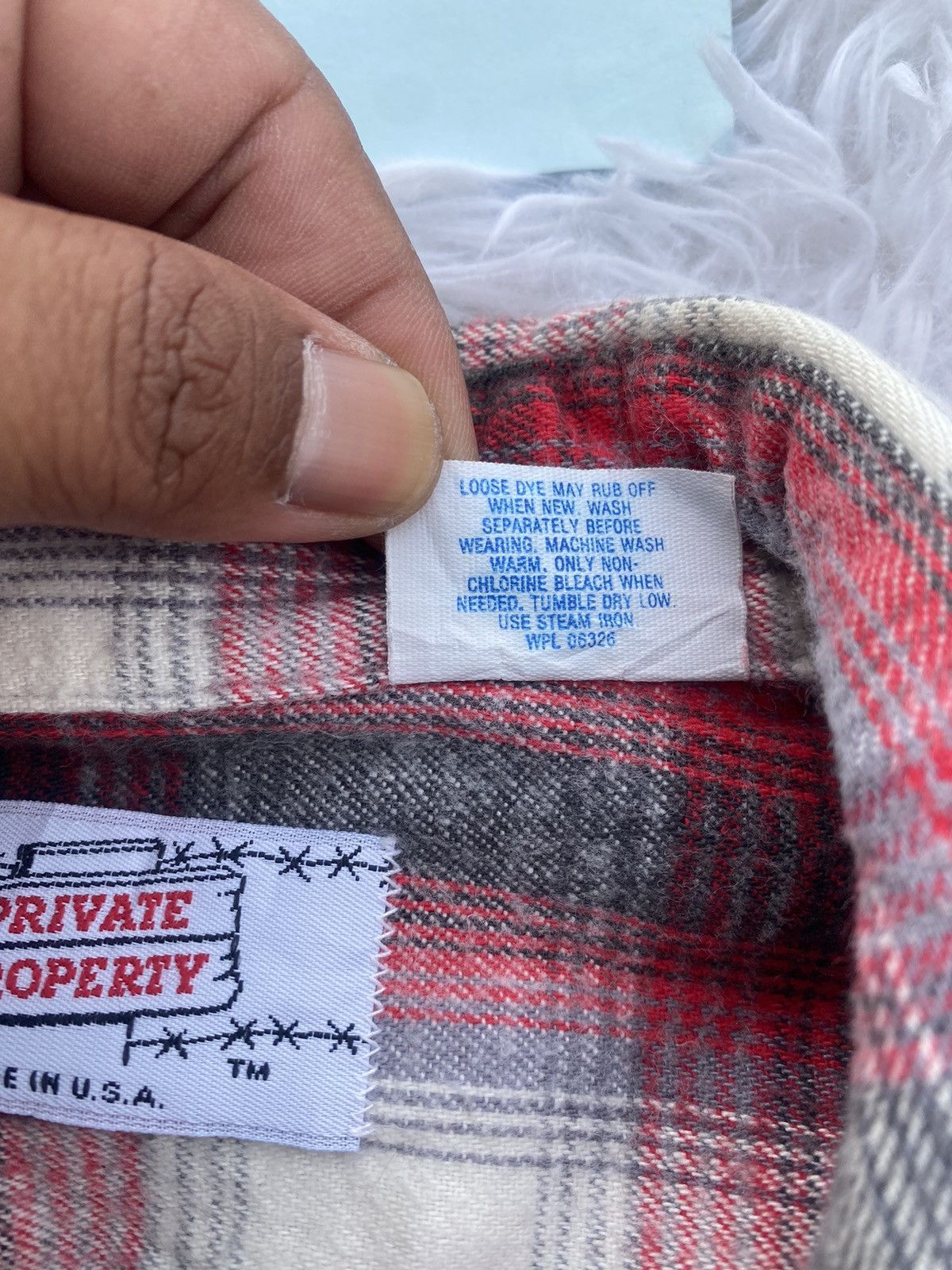 Flannel Rare Vintage Private Property Flannel Shirt Size US M / EU 48-50 / 2 - 9 Thumbnail