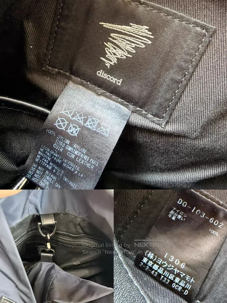 Yohji Yamamoto Yohji Yamamoto Nylon Shoulder Bag Size ONE SIZE - 9 Thumbnail