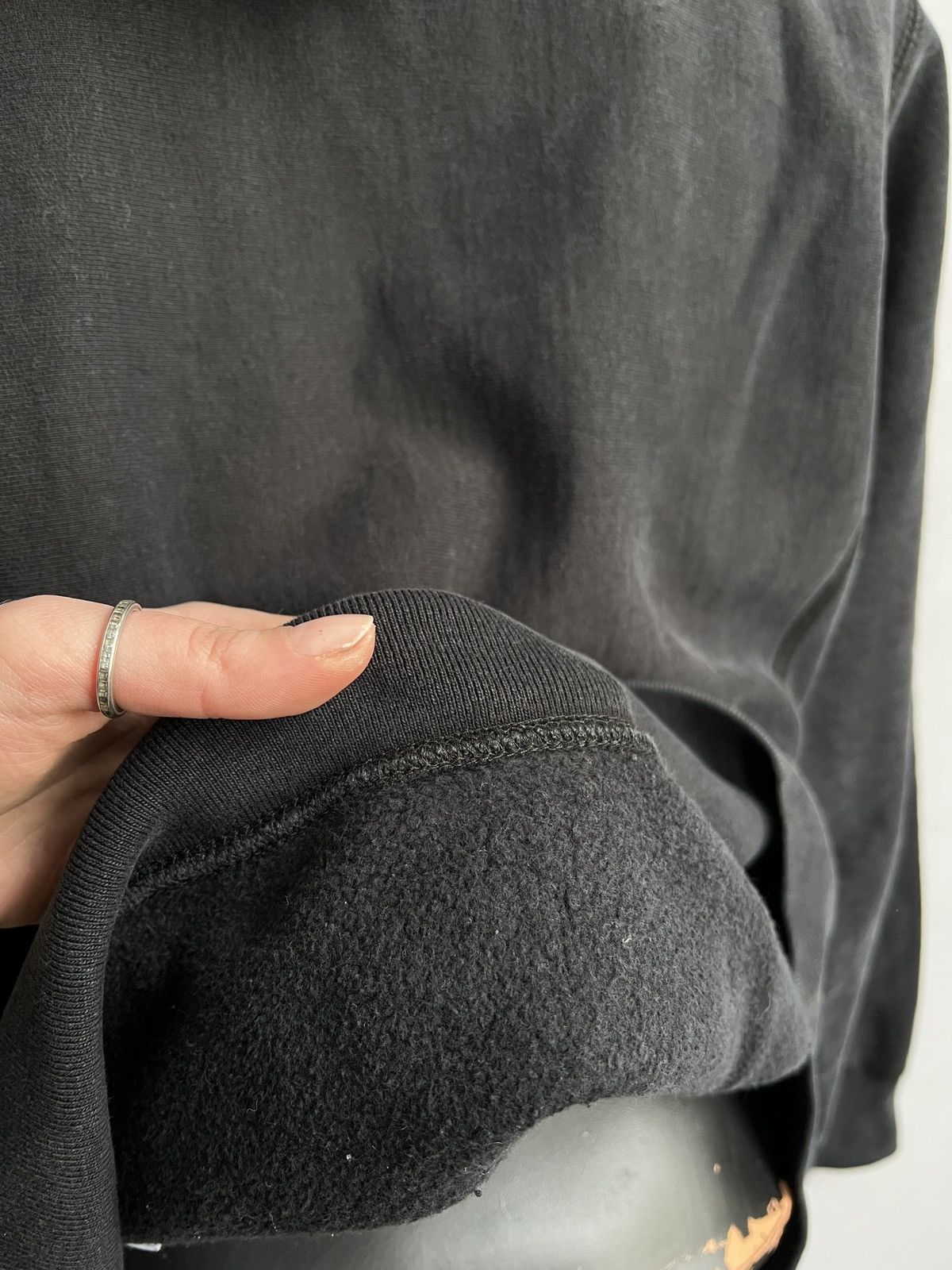 Supreme Supreme washed Classic Black Hoodie Sweatshirt centr logo Size US M / EU 48-50 / 2 - 11 Thumbnail
