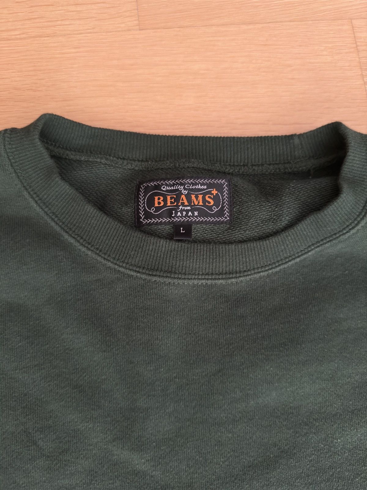 Beams Plus Beams Plus Crew Sweat Green 65 Size US L / EU 52-54 / 3 - 8 Thumbnail
