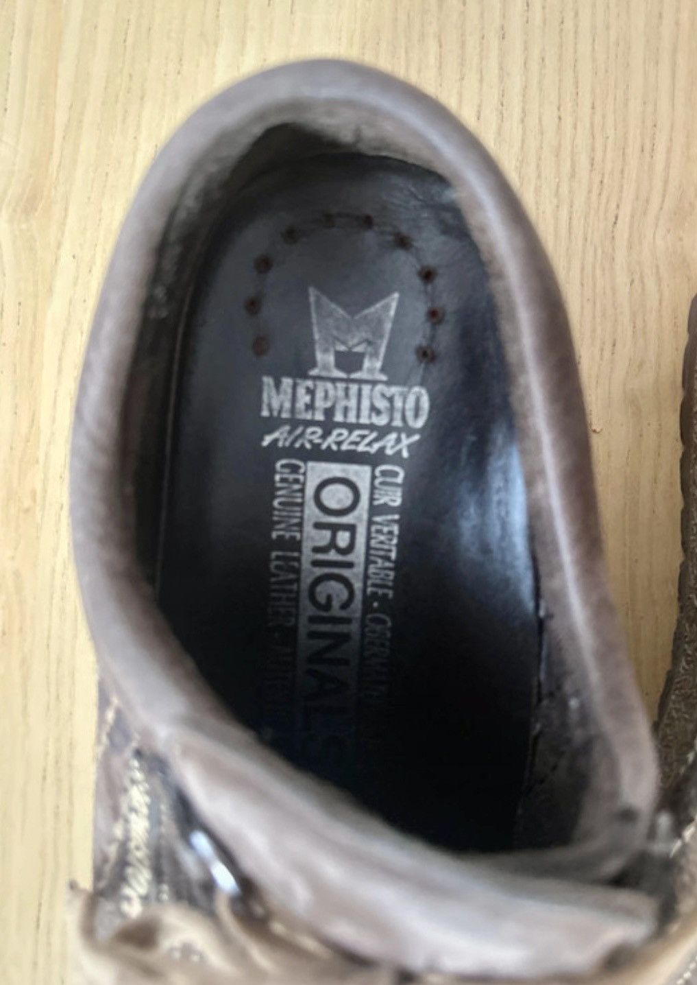 Mephisto Mephisto Rainbow Leather Shoes Brown EU42 Size US 9 / EU 42 - 2 Thumbnail