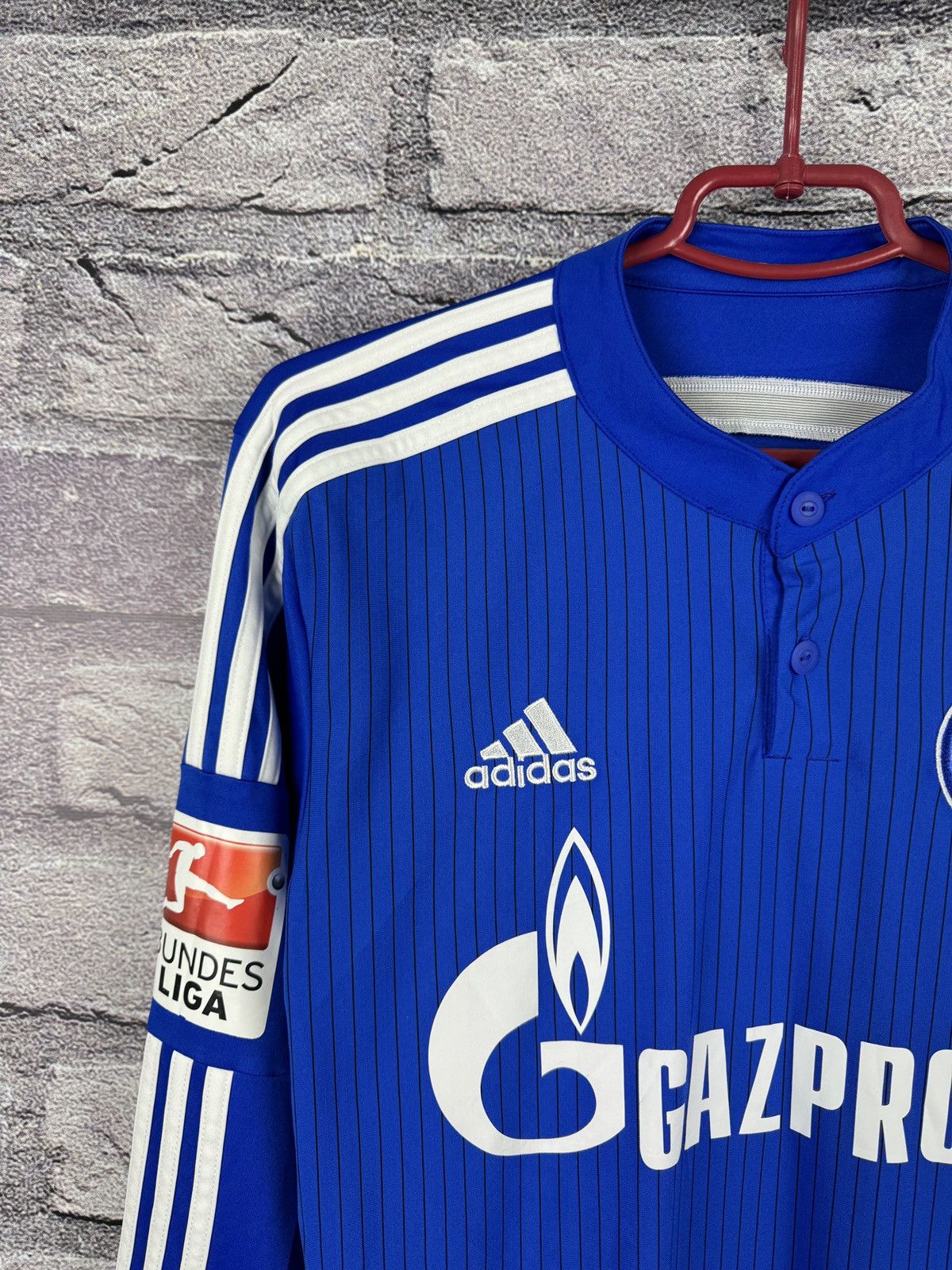 Adidas FC Schalke 04 Adidas Long Sleeve Football Jersey Bundesliga Size US S / EU 44-46 / 1 - 5 Thumbnail