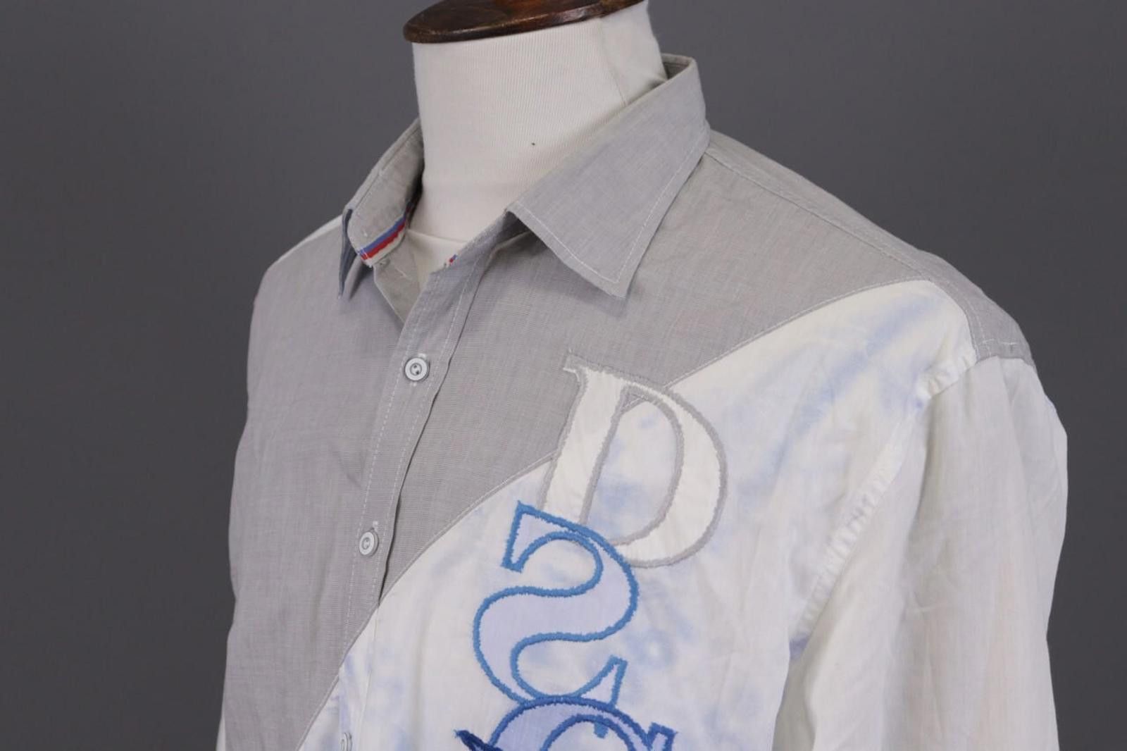 Desigual Desigual Slim Multicolor Big Logo Shirt Size XXL Size US XXL / EU 58 / 5 - 7 Thumbnail