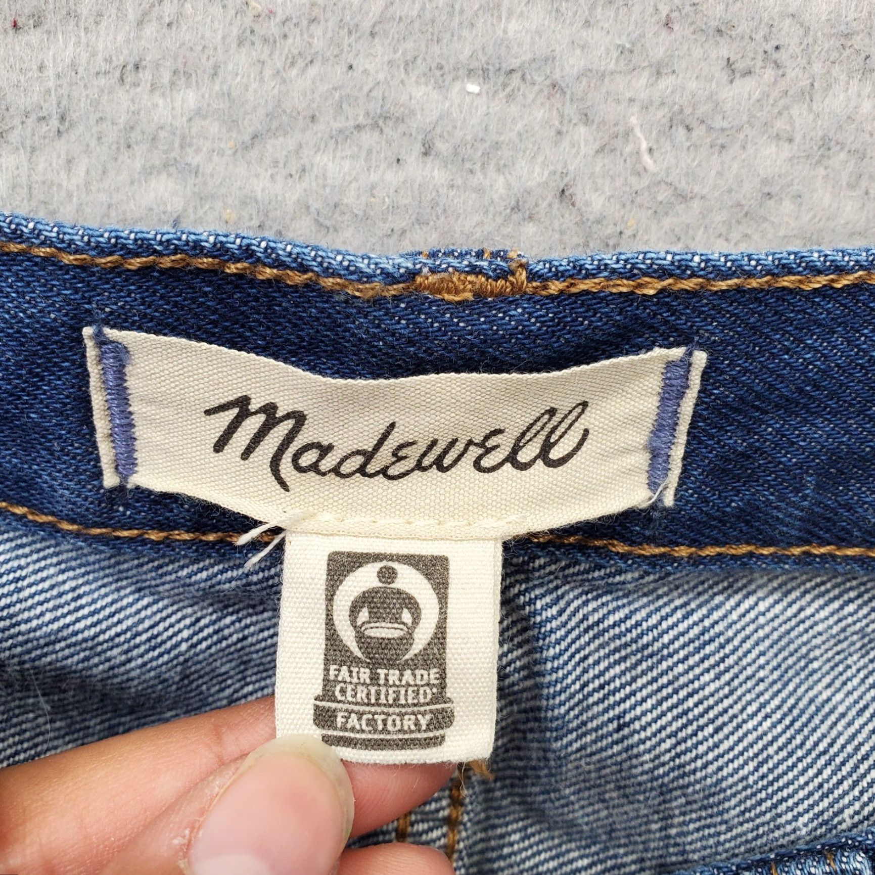 Madewell Madewell Baggy Straight-Leg Jeans Mens Size 29 Blue Denim Relaxed Fit Low Waist Shirt? Size US 29 - 7 Thumbnail