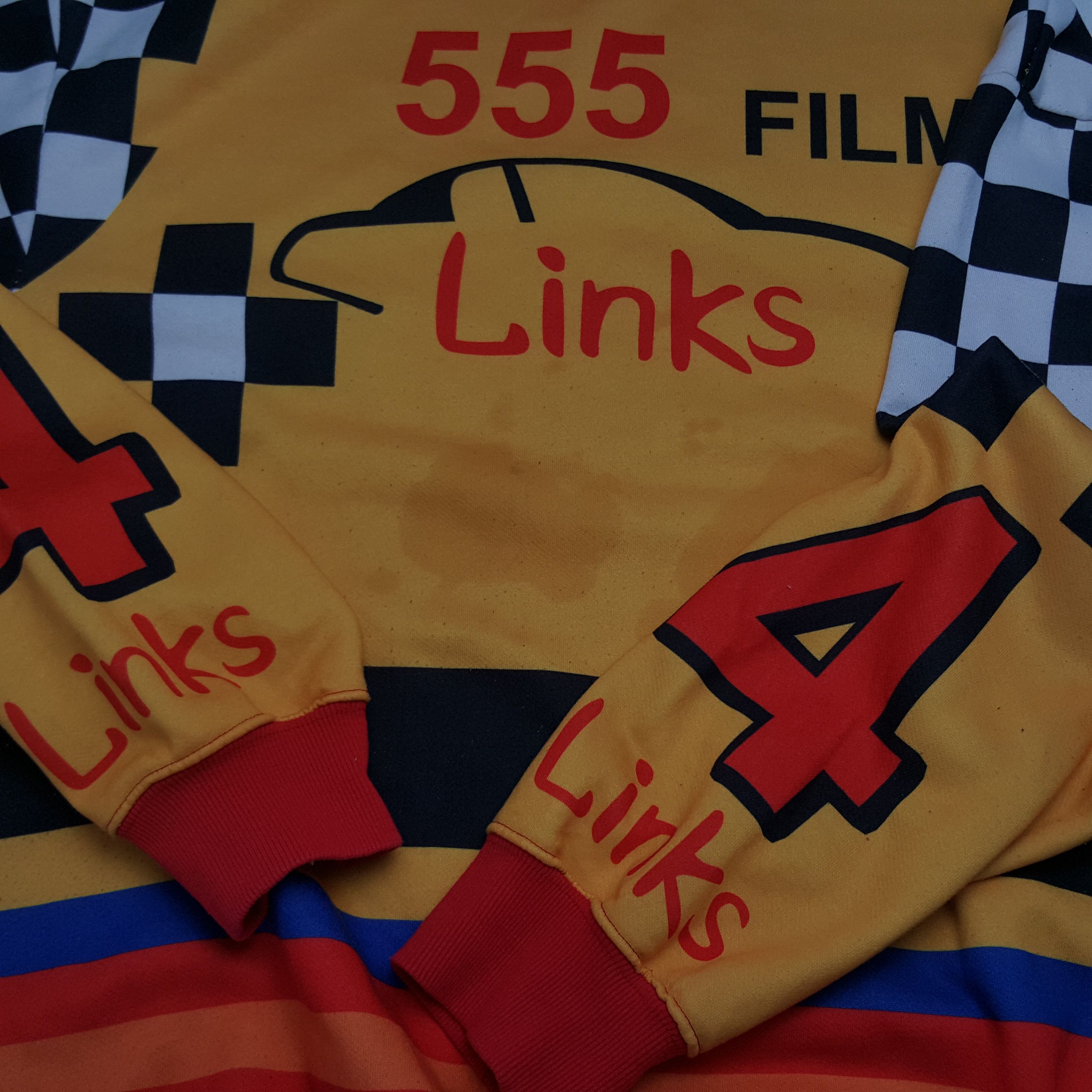 Japanese Brand × Vintage Vintage KTT 555 Film Link Racing Japanese Team Sweatshirt Size US L / EU 52-54 / 3 - 6 Thumbnail