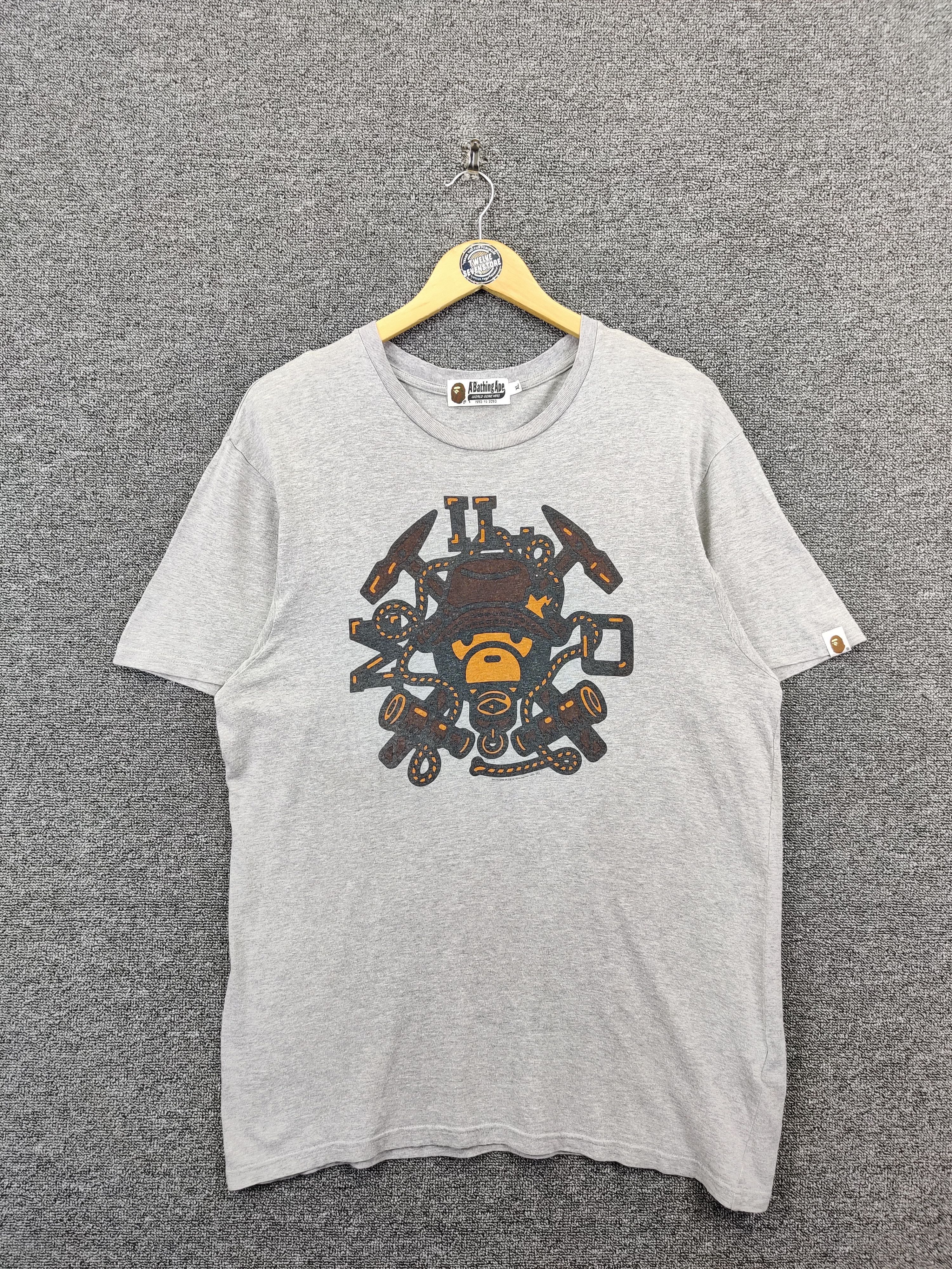 Bape Vintage A Bathing Ape Tee Tshirt Size US XL / EU 56 / 4 - 1 Thumbnail