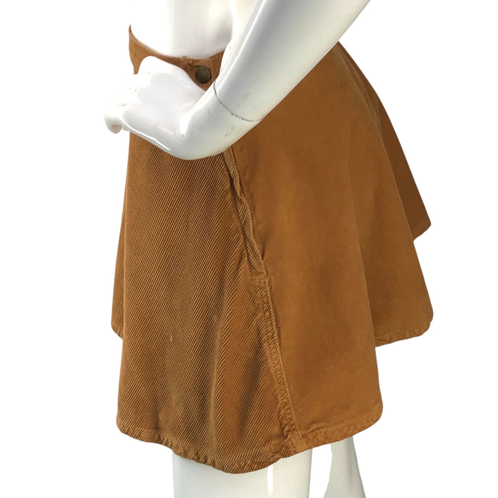American Apparel American Apparel Size S Skirt Corduroy Skater Circle Brown Size 26" / US 2 / IT 38 - 4 Thumbnail