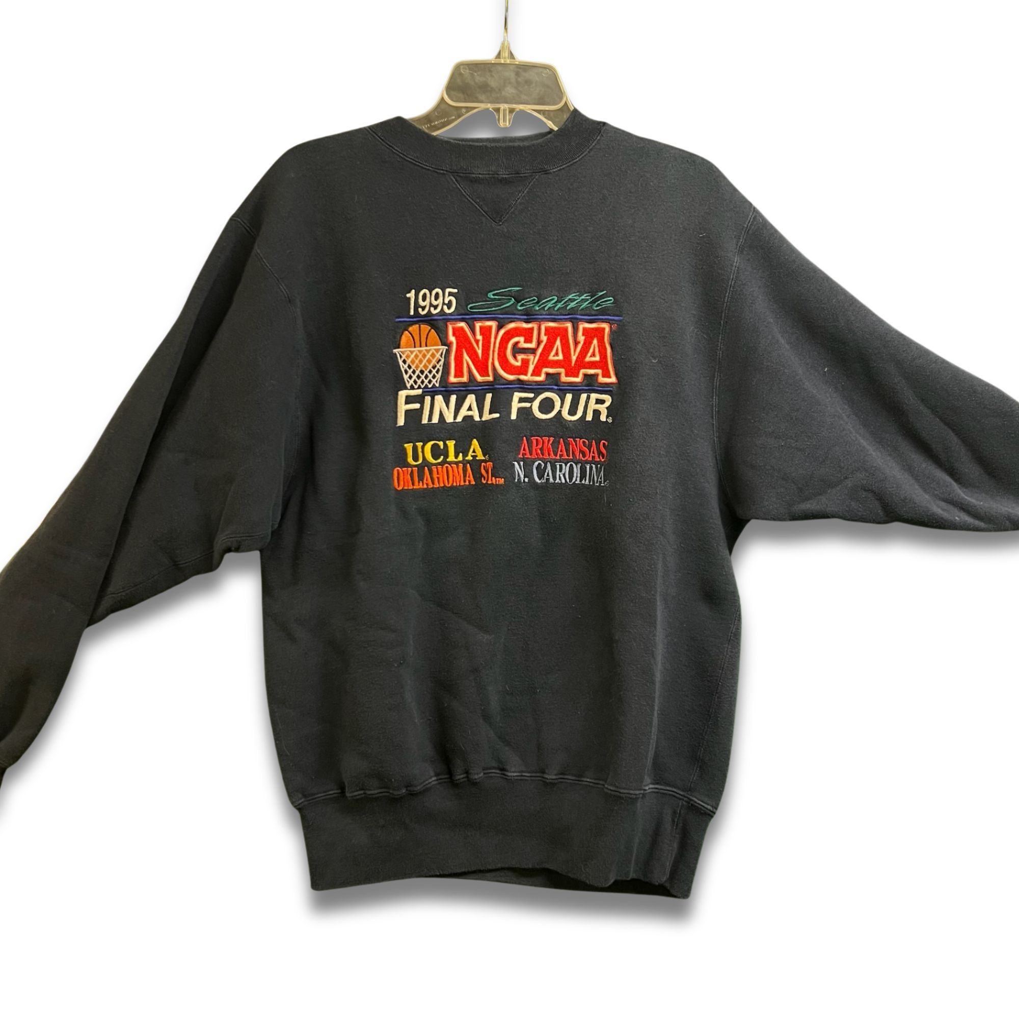 Logo 7 Vintage 1995 NCAA Final Four Seattle Basketball Crewneck Swe Size US M / EU 48-50 / 2 - 2 Thumbnail