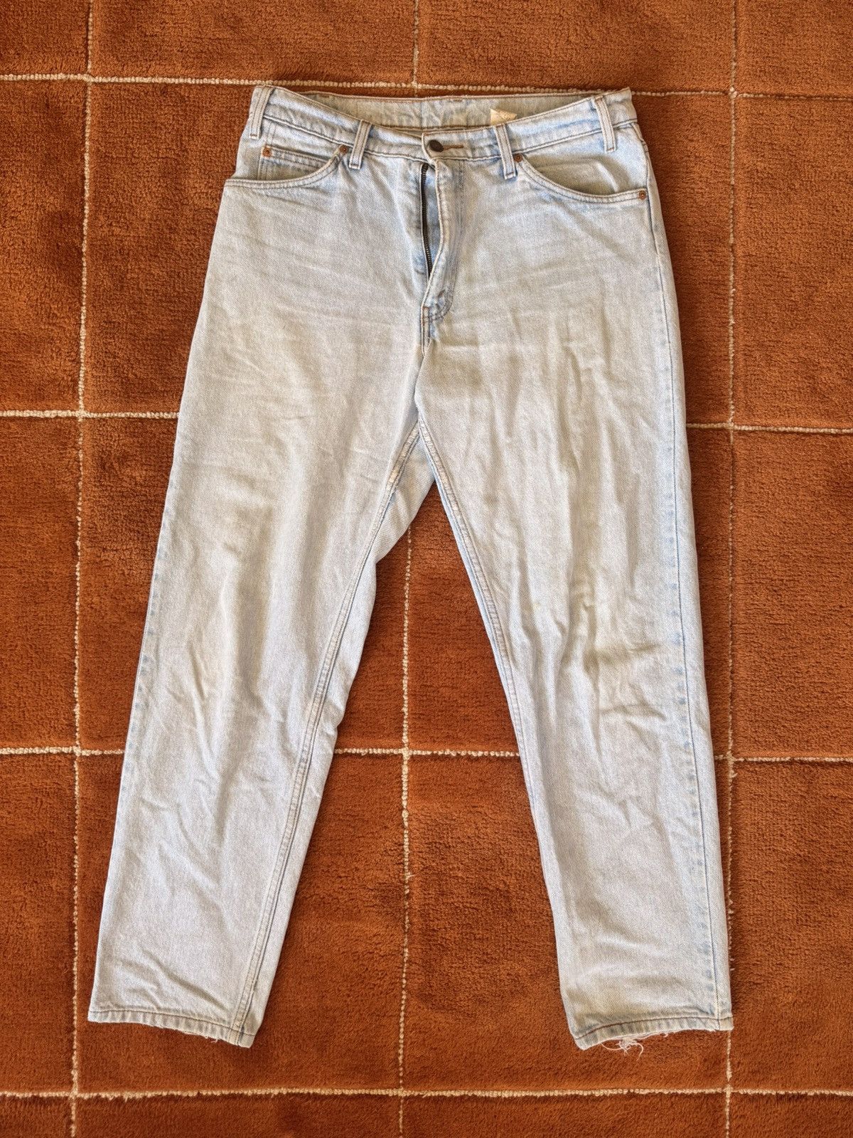 Levi's Vintage Clothing Levis 550 Vintage Straight Regular Light Blue Denim Jeans Size US 34 / EU 50 - 1 Thumbnail