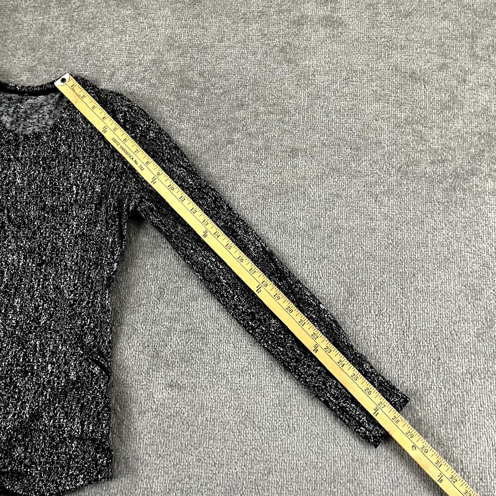Lululemon LULULEMON Shirt Womens Size 4 Extra Mile Luon Suited Jacquard Top Long Sleeve Black Size S / US 4 / IT 40 - 6 Thumbnail