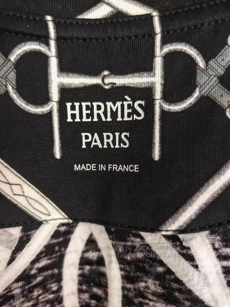 Hermes Hermes Ladies' pure cotton dress, black and white color sc Size M / US 6-8 / IT 42-44 - 4 Thumbnail