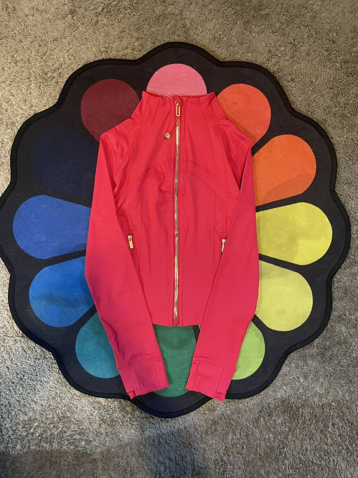 Lululemon Red lulu cropped define set Size S / US 4 / IT 40 - 2 Thumbnail