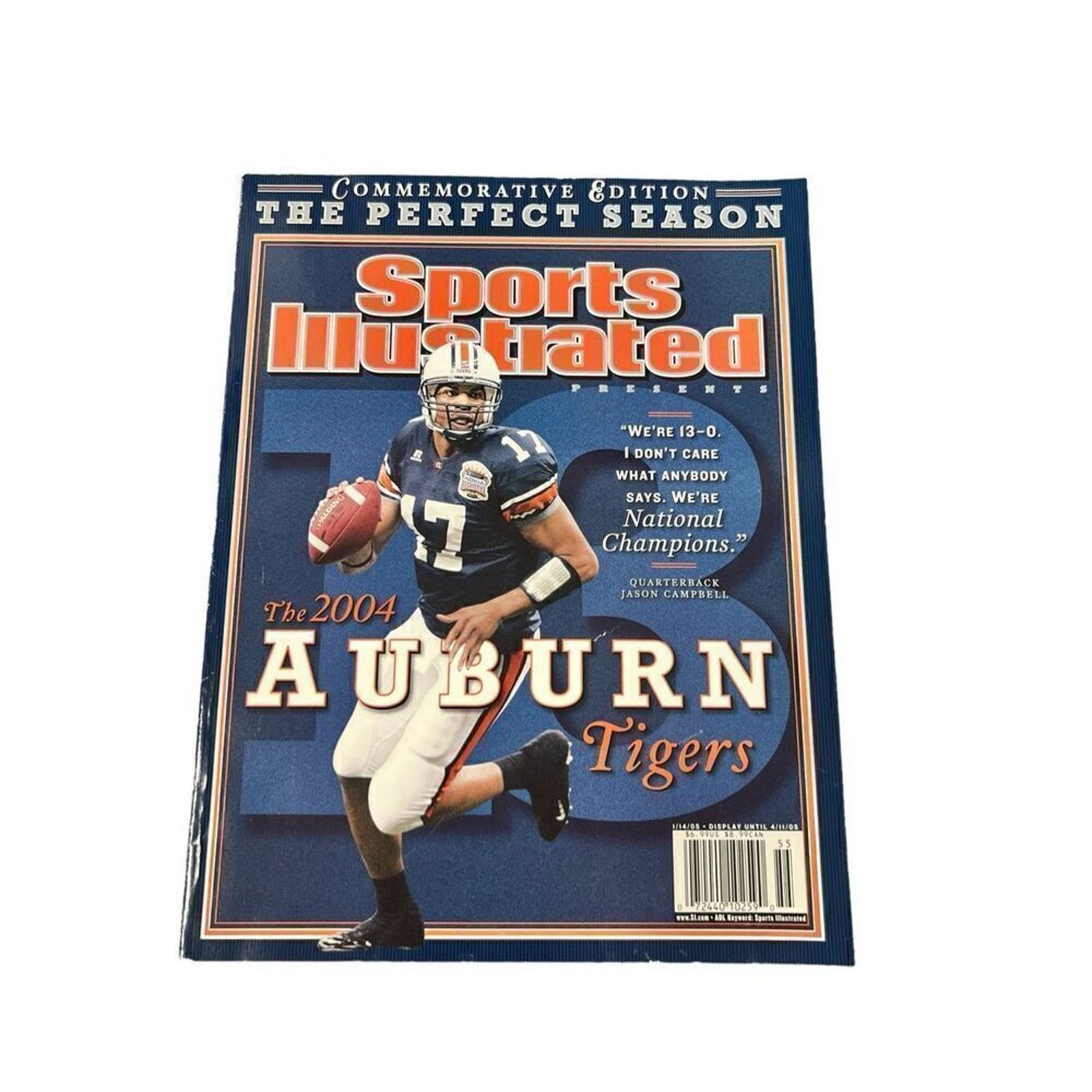 Other Sports Illustrated 2004 Auburn Tigers Perfect Season Magazi Size ONE SIZE - 2 Thumbnail