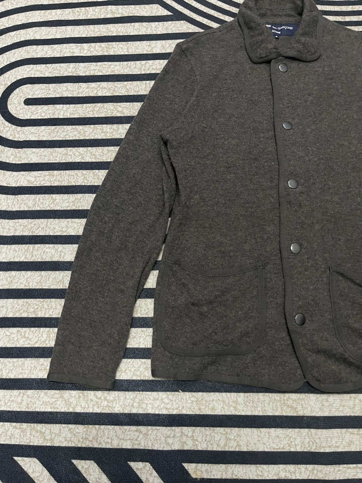 Comme des Garcons Homme AW 2009 COMME DES GARCONS HOMME BUTTON UP WOOL JACKET Size US S / EU 44-46 / 1 - 3 Thumbnail