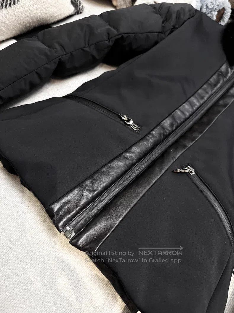 Fendi Fendi Black Mink Fur Collar Ski Jacket, Karl Lagerfeld Log Size XS / US 0-2 / IT 36-38 - 4 Thumbnail