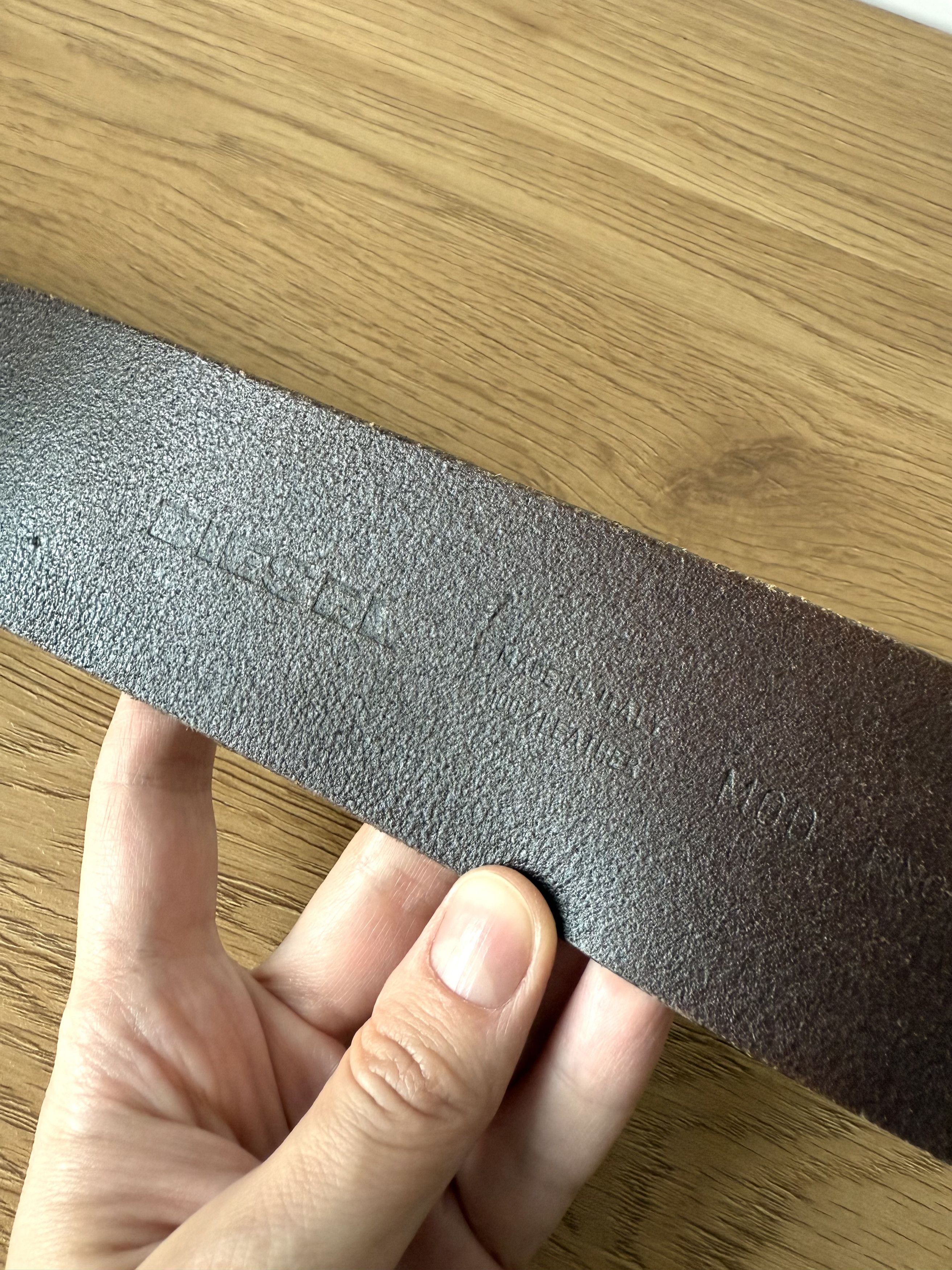 Diesel Vintage Diesel Leather Wide Belt WIth Massive Buckle 95/38 Size ONE SIZE - 6 Thumbnail