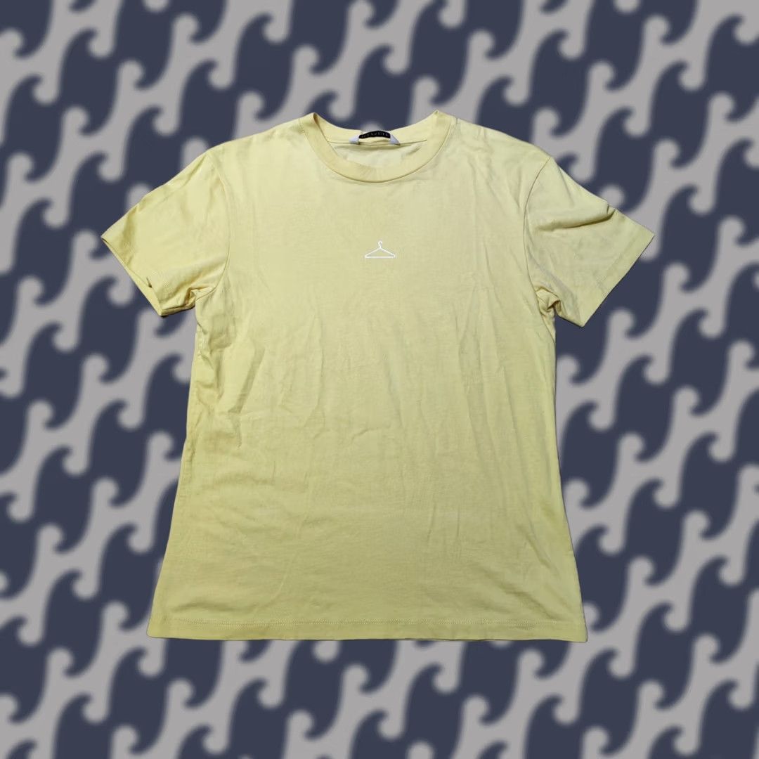 Holzweiler Holzweiler T-Shirt Womens Small Yellow Short Sleeve Size S Adult Regular Cotton Canvas Shirt Mens Womens Boys Girls Size S / US 4 / IT 40 - 1 Thumbnail