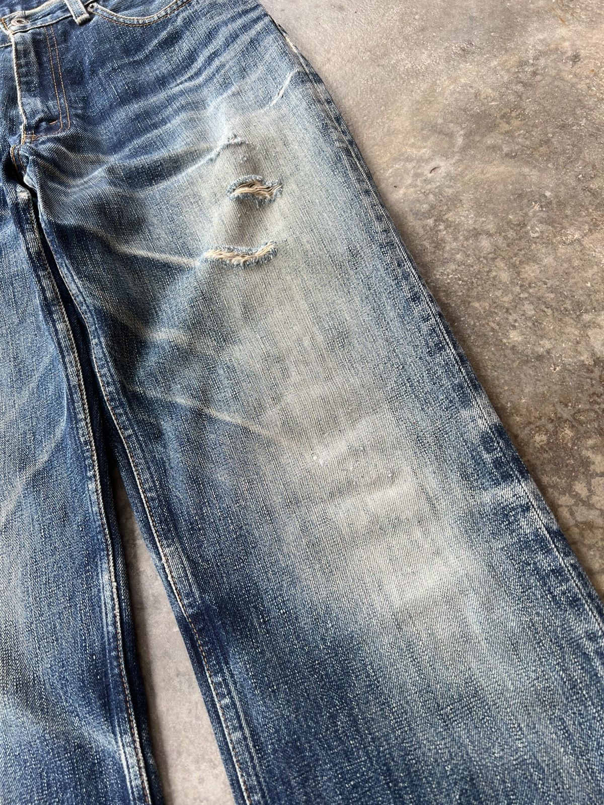 Levi's Vintage 90’s Levis 502 Distressed Mud Wash Jean Size US 30 / EU 46 - 6 Thumbnail
