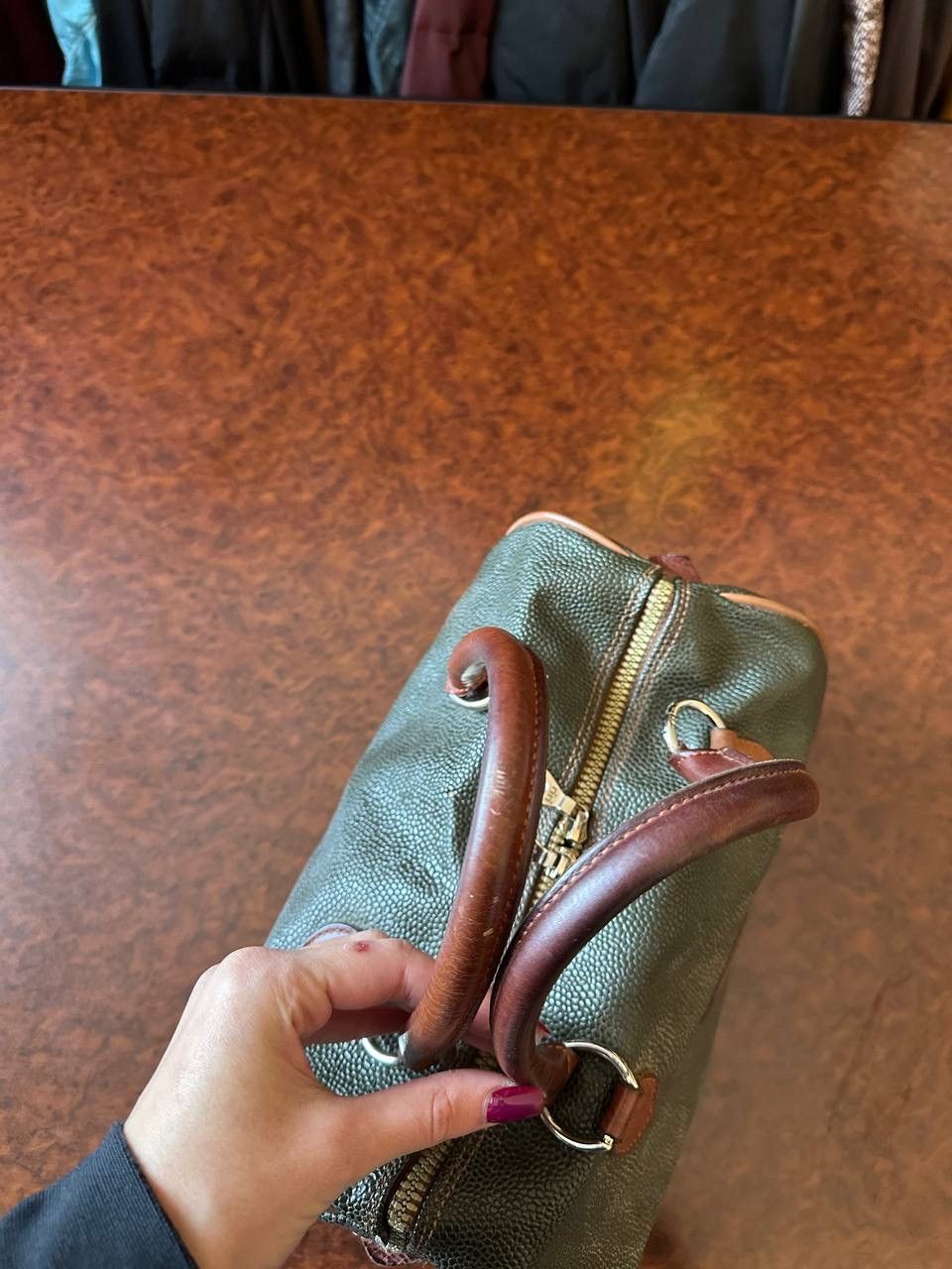 Handmade × Vintage Terrida Tangaroa Briefcase Carrier Leather bag riri 90s Size ONE SIZE - 3 Thumbnail