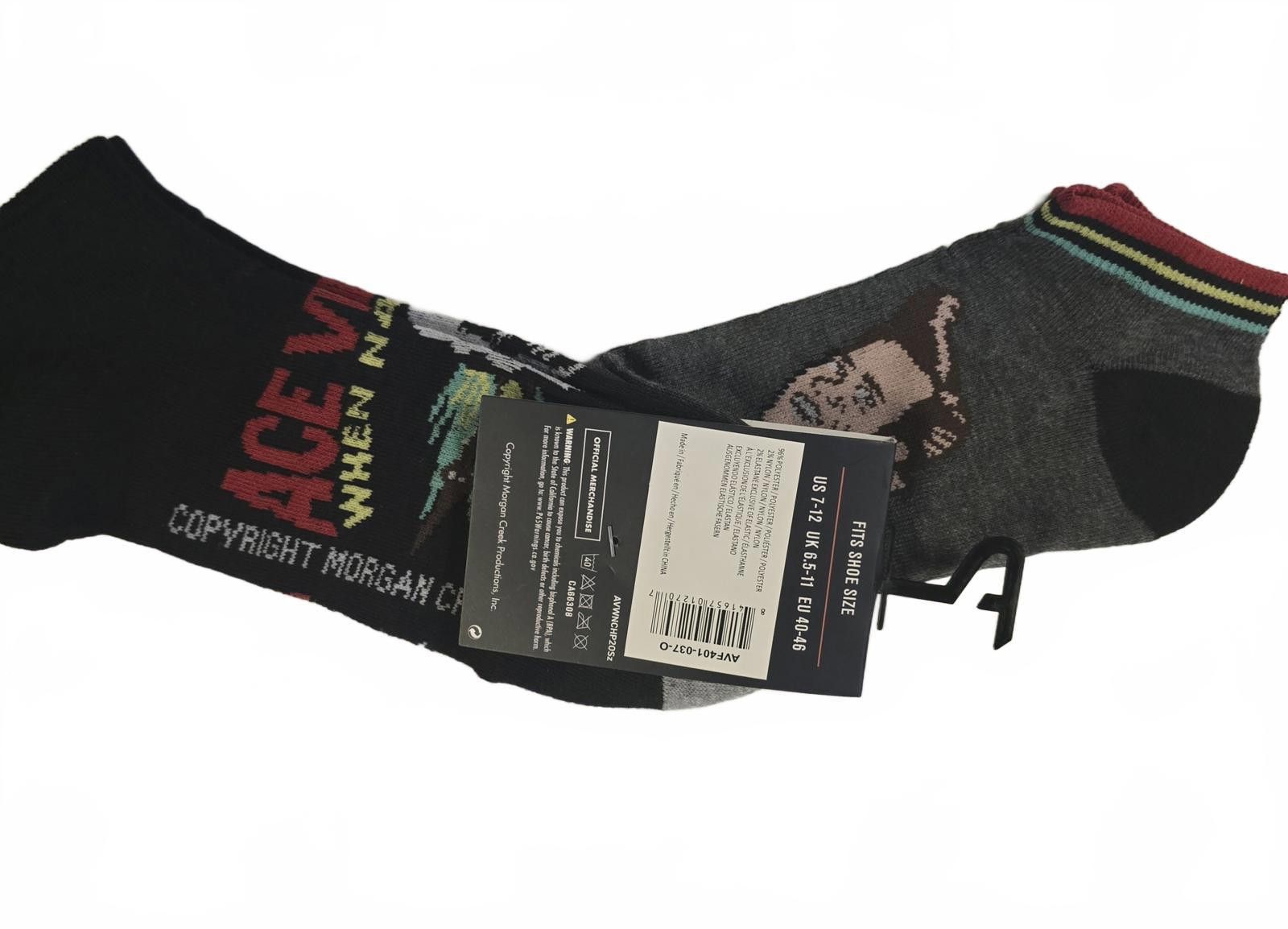 Designer Ace Ventura When Nature Calls Socks - 2 Pair Set Size ONE SIZE - 5 Thumbnail