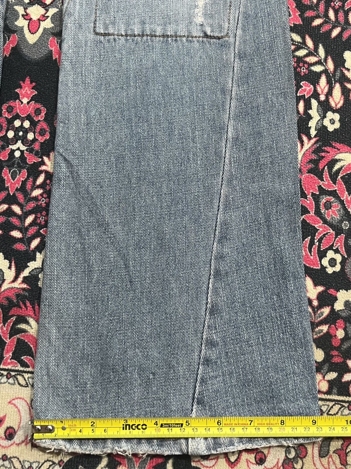 Tornado Mart Vintage Japanese Brand Blue Washed Distressed Flare Jeans Size US 28 / EU 44 - 13 Thumbnail
