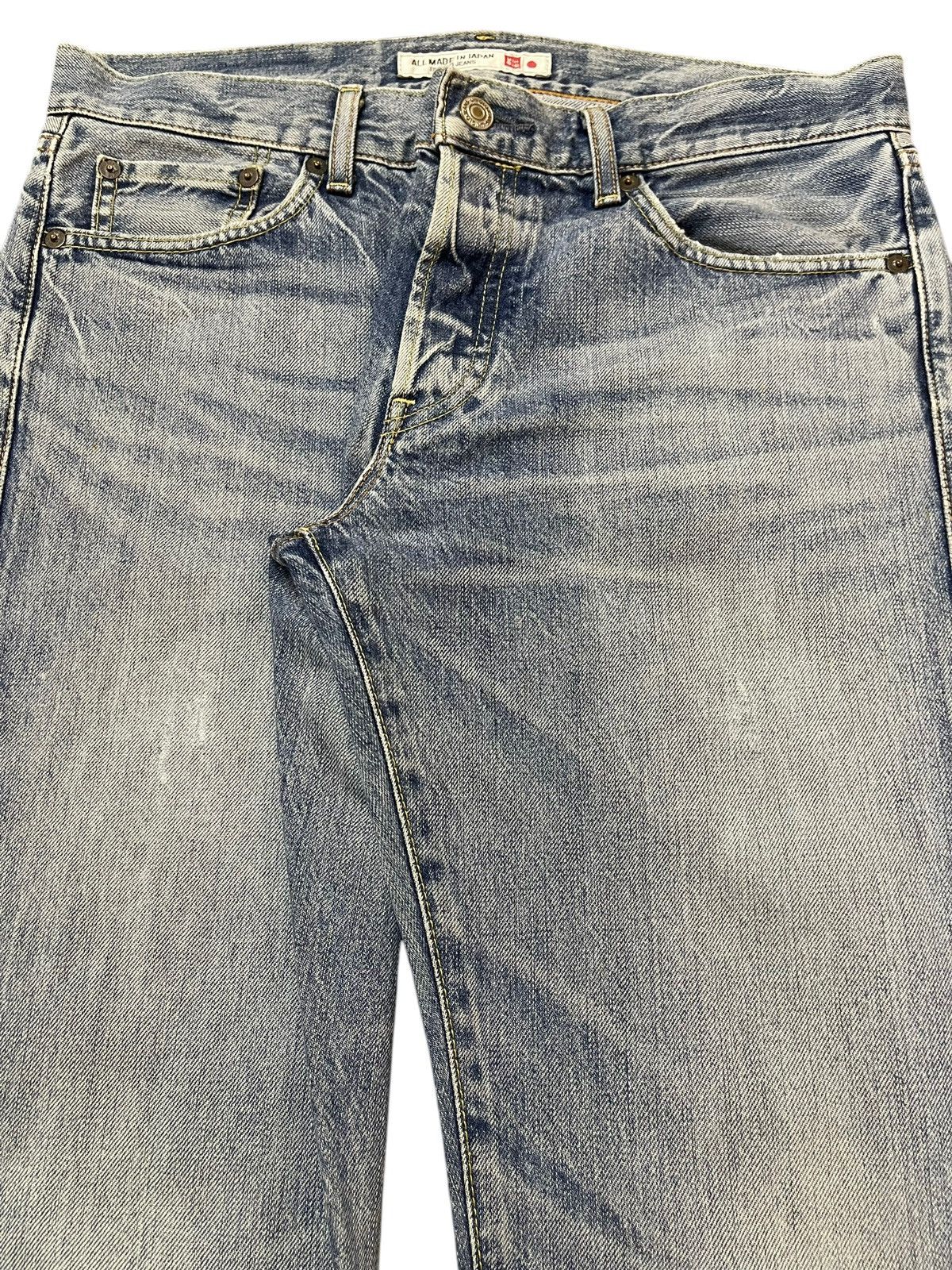 Uniqlo Vintage Japanese Uniqlo Blue Faded Wash Style Loose Jeans Size US 32 / EU 48 - 4 Thumbnail