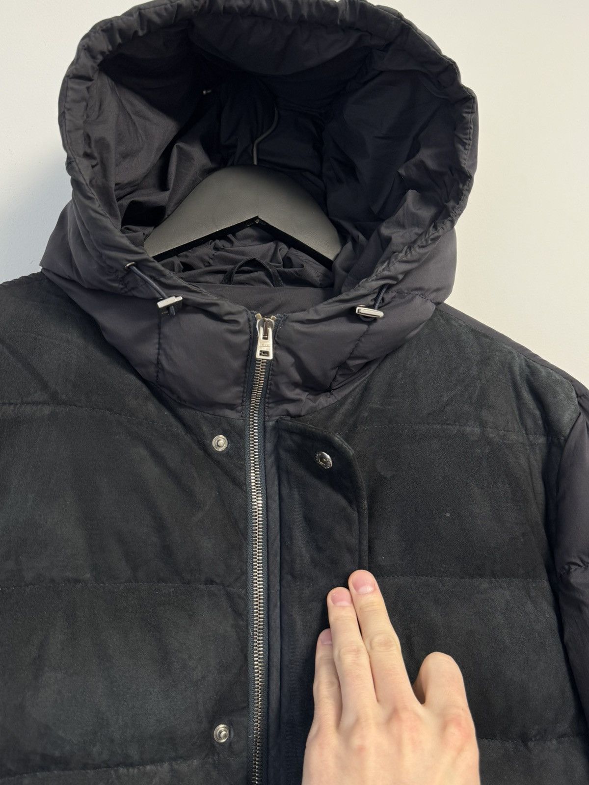 Herno Herno Black Down Puffer Jacket Hooded Nylon Coat Men’s 54 Size US XL / EU 56 / 4 - 8 Thumbnail