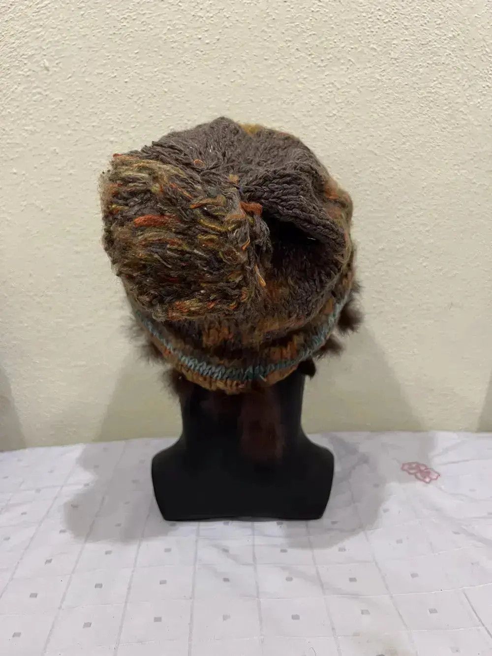 Vintage Japanese Brand Knit Beanie Hat Size ONE SIZE - 3 Thumbnail