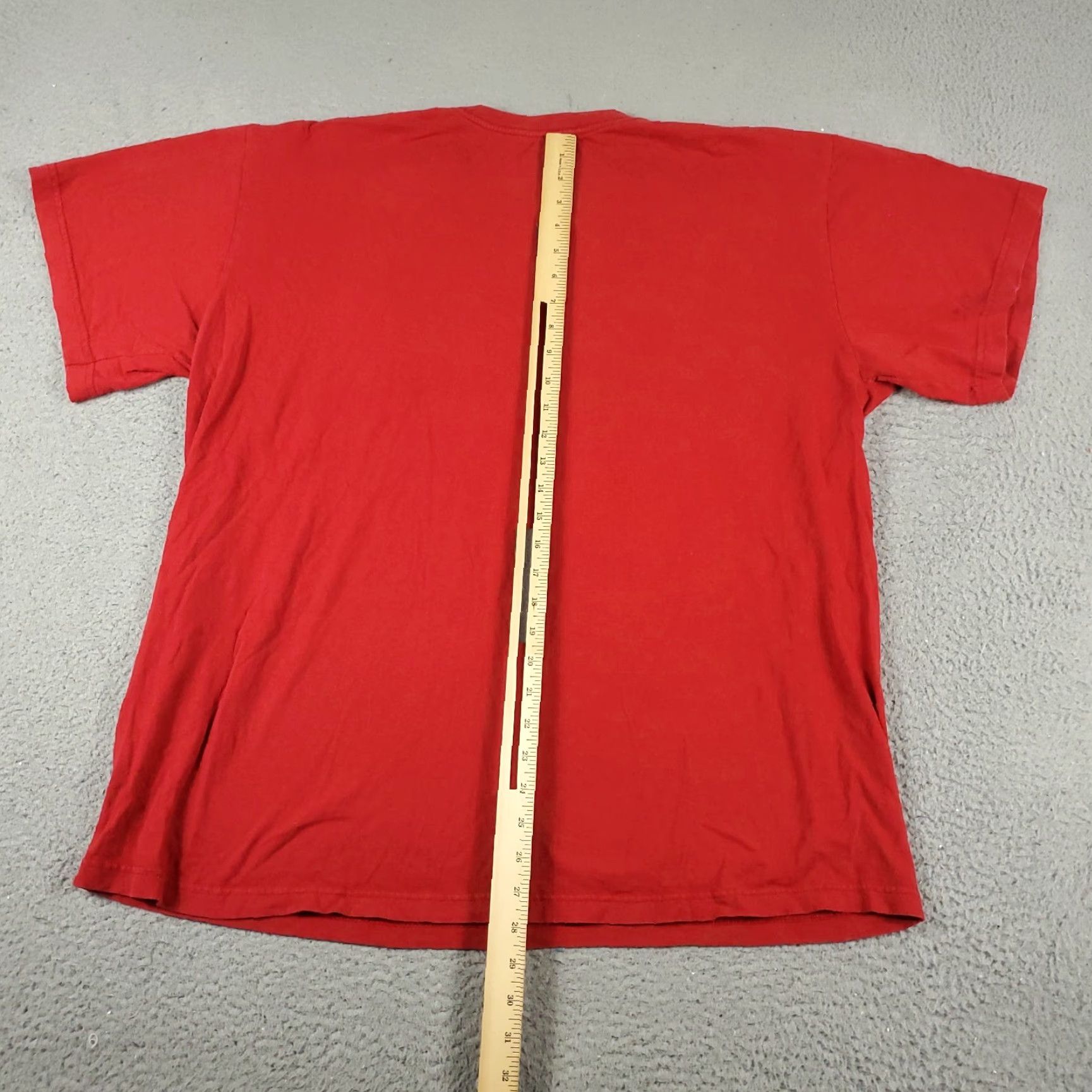 Nike Nike T-Shirt Mens XL Red Swoosh Casual Short Sleeve Adult Shirt Size US XL / EU 56 / 4 - 3 Thumbnail