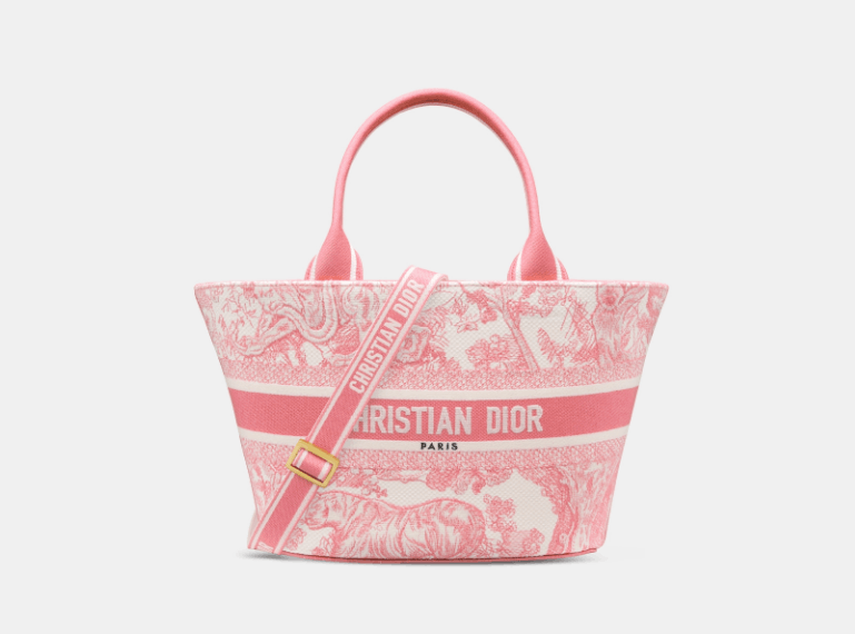 Dior o1w1db10525 M1328C Size : OS / Hat Basket Bag in Candy Pink Size ONE SIZE - 2 Thumbnail