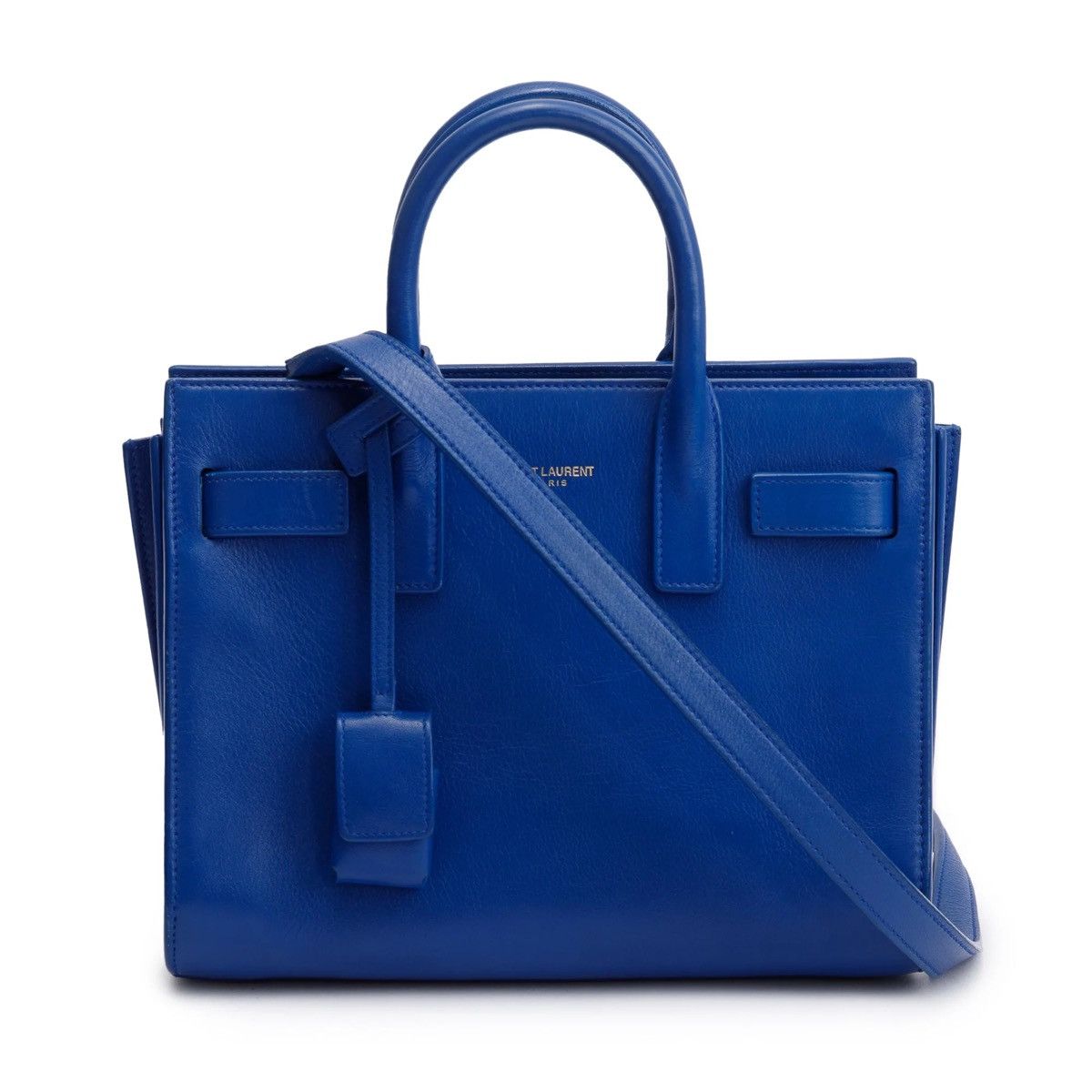 Saint Laurent Paris SAINT LAURENT Blue Leather Bag Size ONE SIZE - 1 Thumbnail