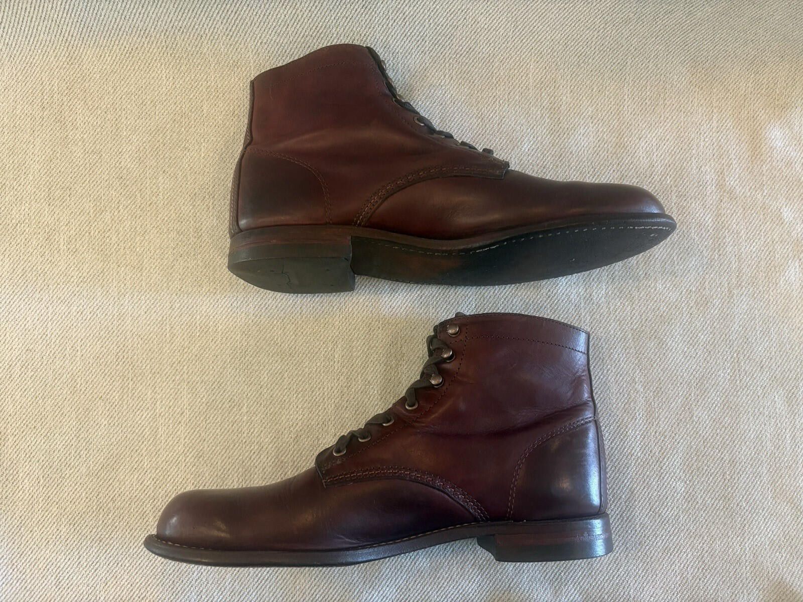 Wolverine Wolverine 1000 Mile Boots 10D W00137 Horween Cordovan No. 8 Size US 10 / EU 43 - 2 Thumbnail