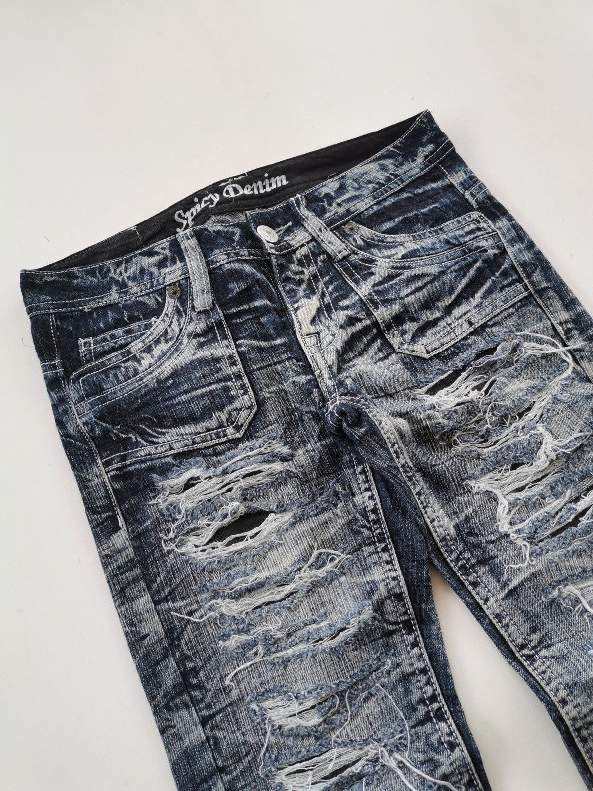 Japanese Brand Boro Bootcut Theoria Spicy Denim Jeans Undercover Inspire Size 31" - 3 Thumbnail