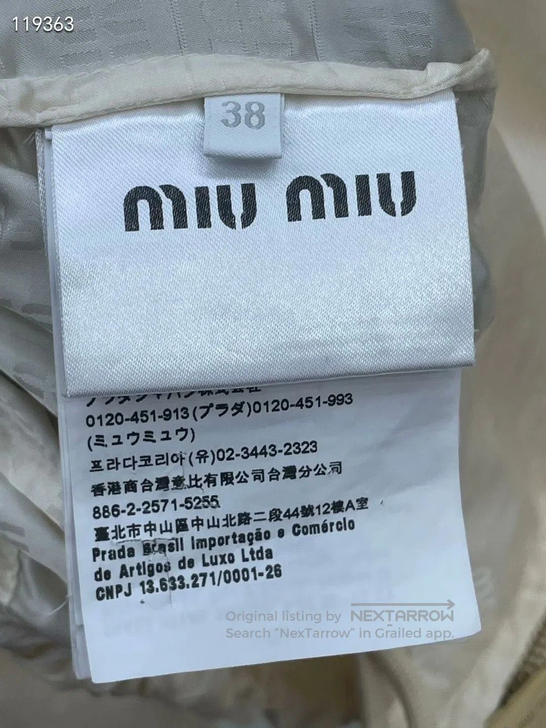 Miu Miu Miumiu Logo Hooded Jacket. Size S / US 4 / IT 40 - 6 Thumbnail