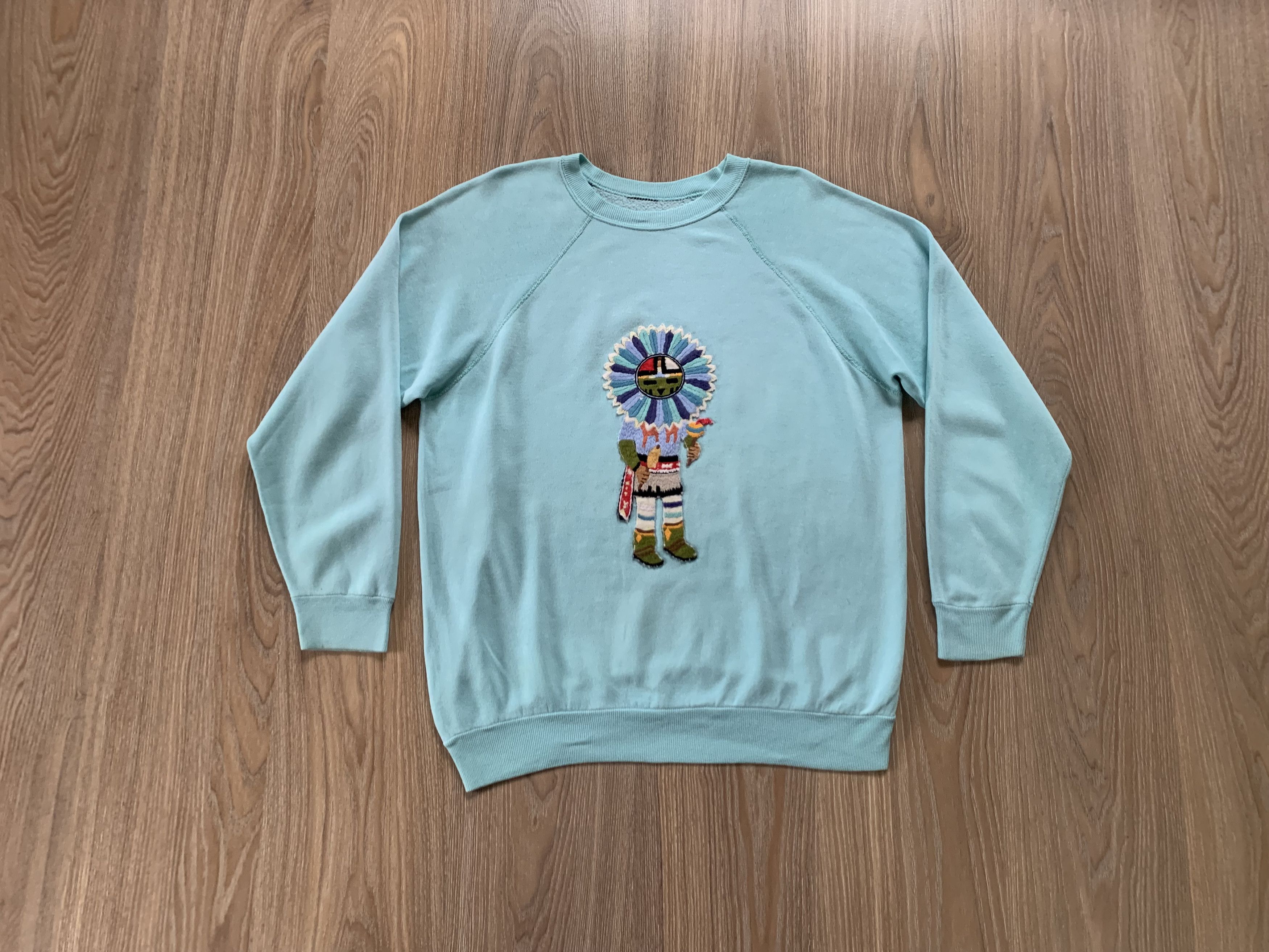 Other Vintage Aztec Crewneck Embroidered Sweatshirt Size US M / EU 48-50 / 2 - 1 Thumbnail