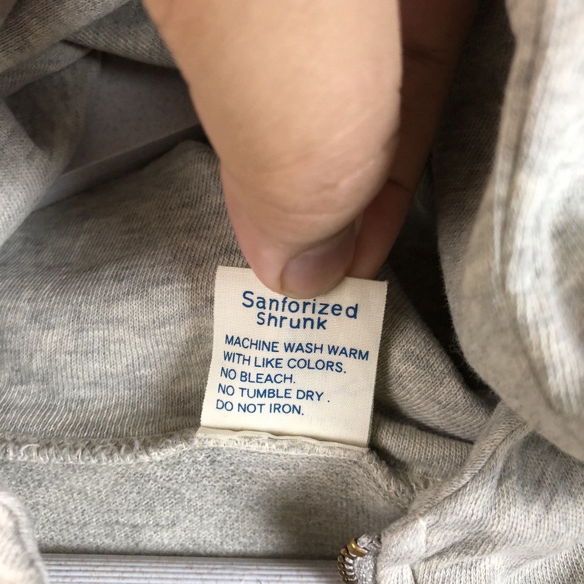 Japanese Brand Unica union made Grey Hoodie #7470 Size M / US 6-8 / IT 42-44 - 12 Thumbnail