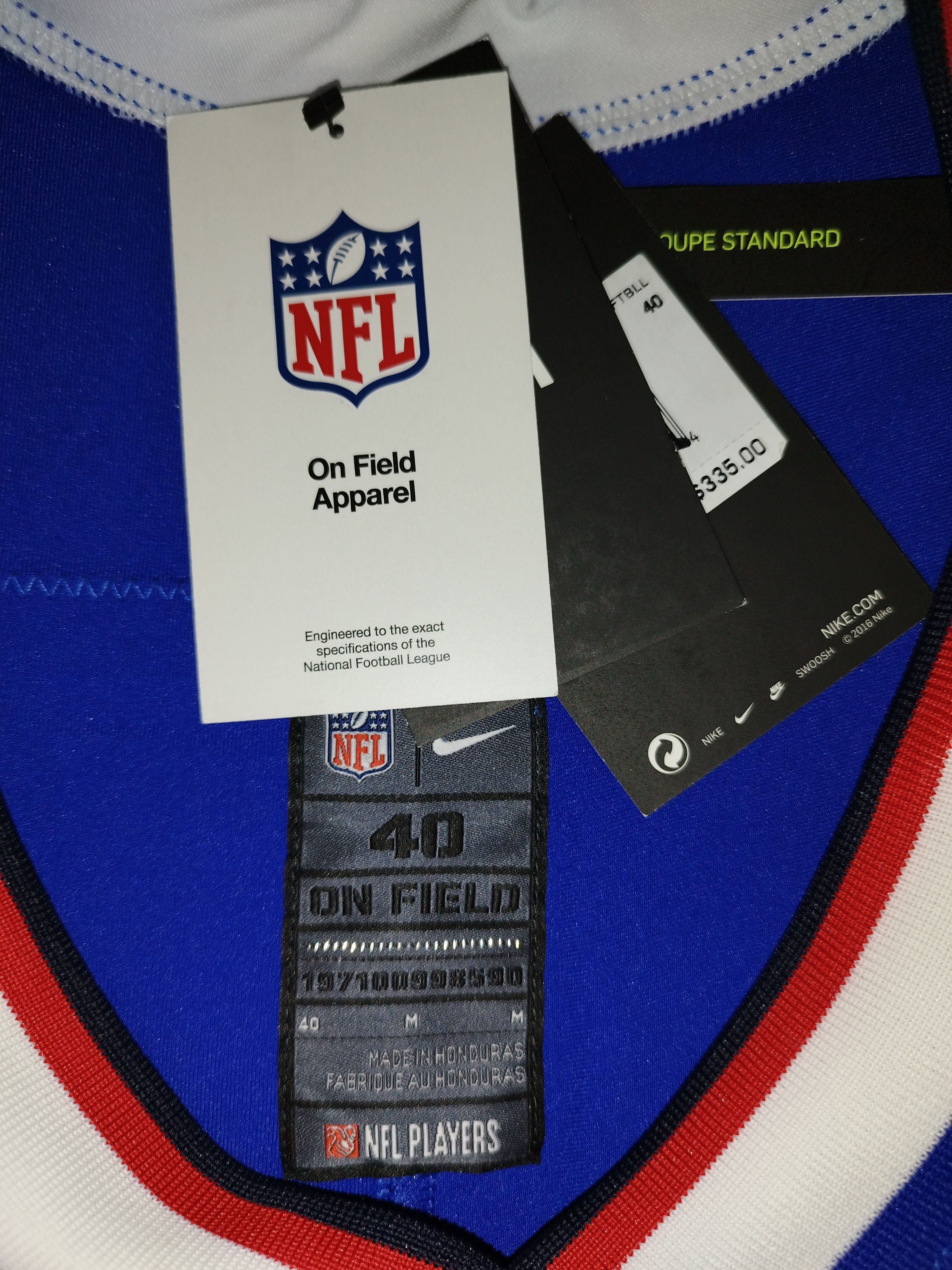 Nike Nike Josh Allen Royal Buffalo Bills Vapor F.U.S.E. Limited Size US M / EU 48-50 / 2 - 10 Thumbnail