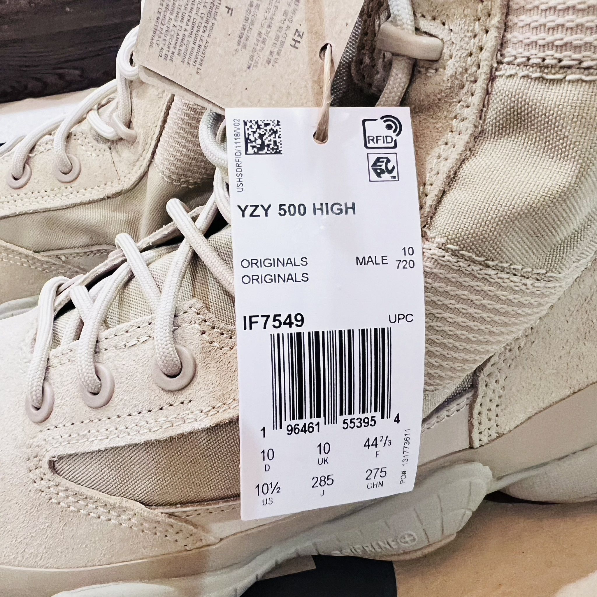 Yeezy Adidas Yeezy 500 High Winter Boot IF7549 Utility Tactical Size US 10.5 / EU 43-44 - 6 Thumbnail