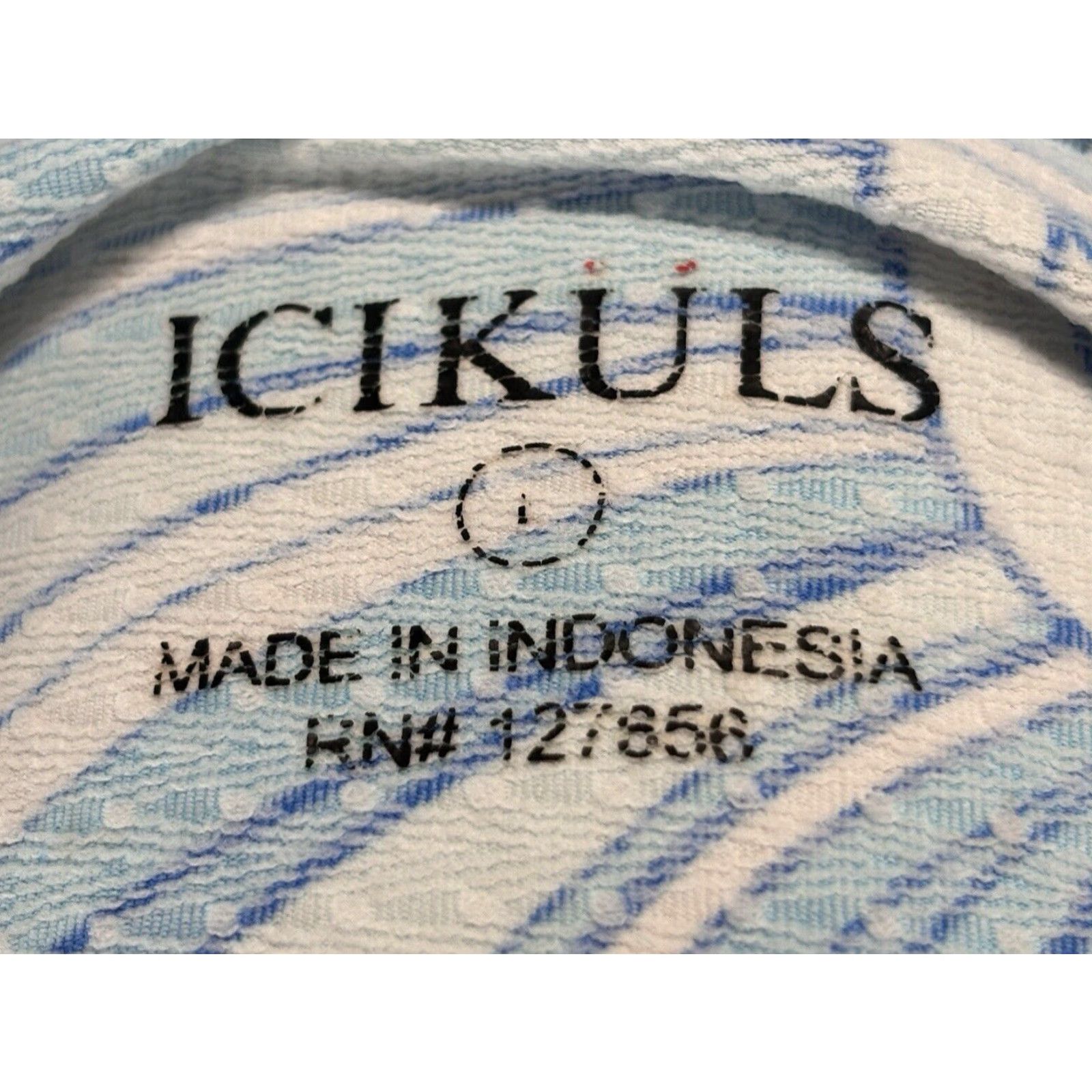 Vintage Icikuls Golf Pullover Top Women's Large Blue White Paisley Long Sleeve 1/4 Zip Size L / US 10 / IT 46 - 7 Thumbnail