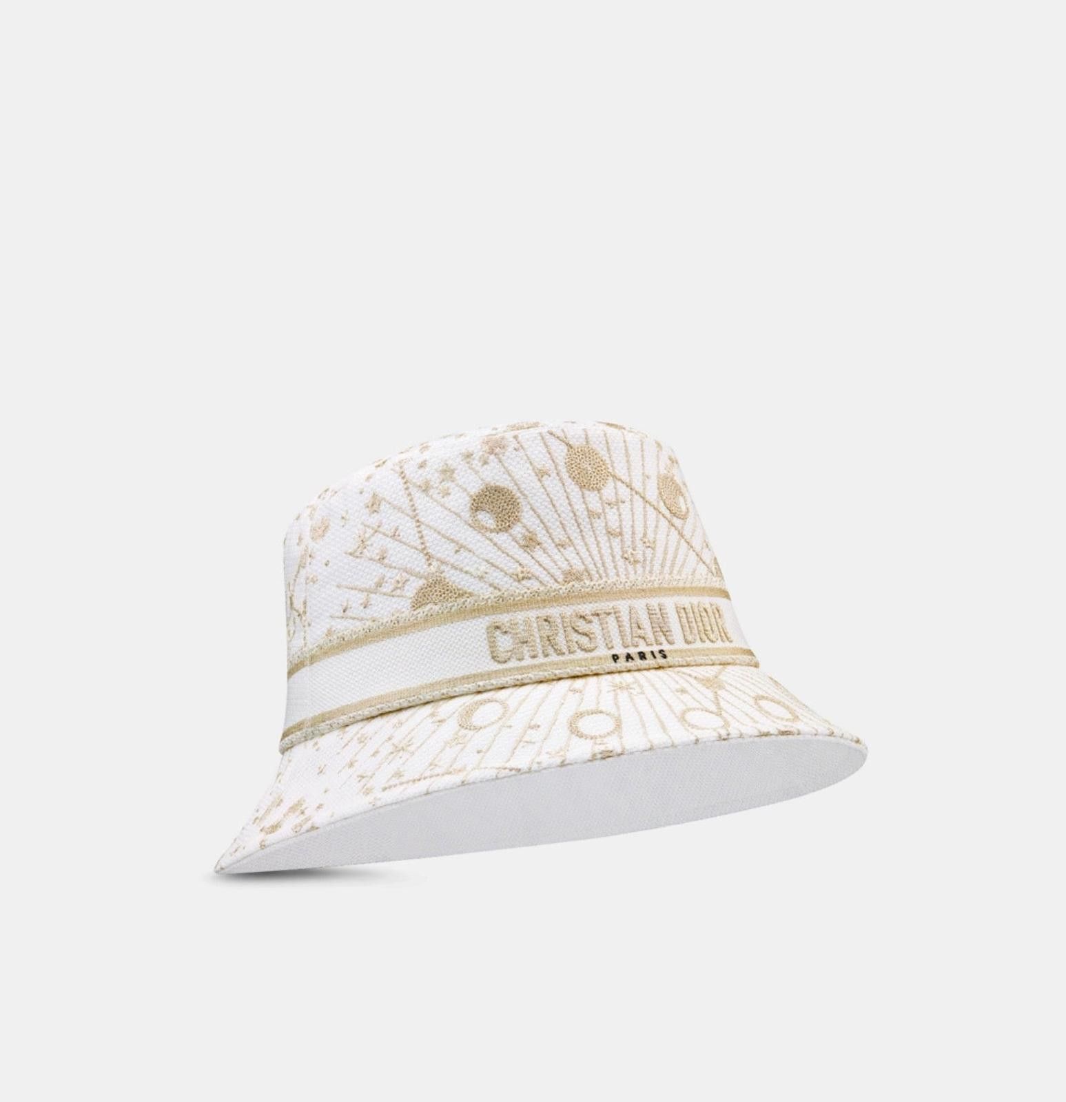 Dior Dior D-Bobby Millefiori Small-Brim Hat Size ONE SIZE - 1 Thumbnail