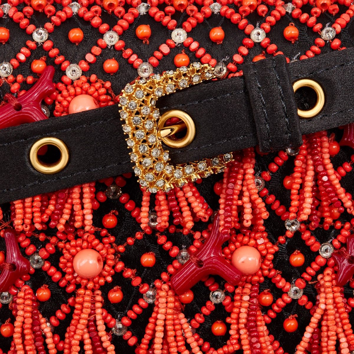 Dior o1bcso1str1124 Size: OS /Minaudière Bag in Black/Red Size ONE SIZE - 5 Thumbnail