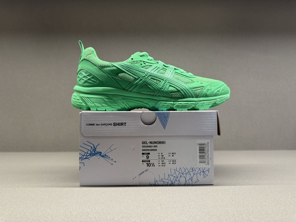 Asics × Comme des Garcons ASICS Gel-Nunobiki Comme des Garcons Shirt Green Size US 9 / EU 42 - 3 Thumbnail
